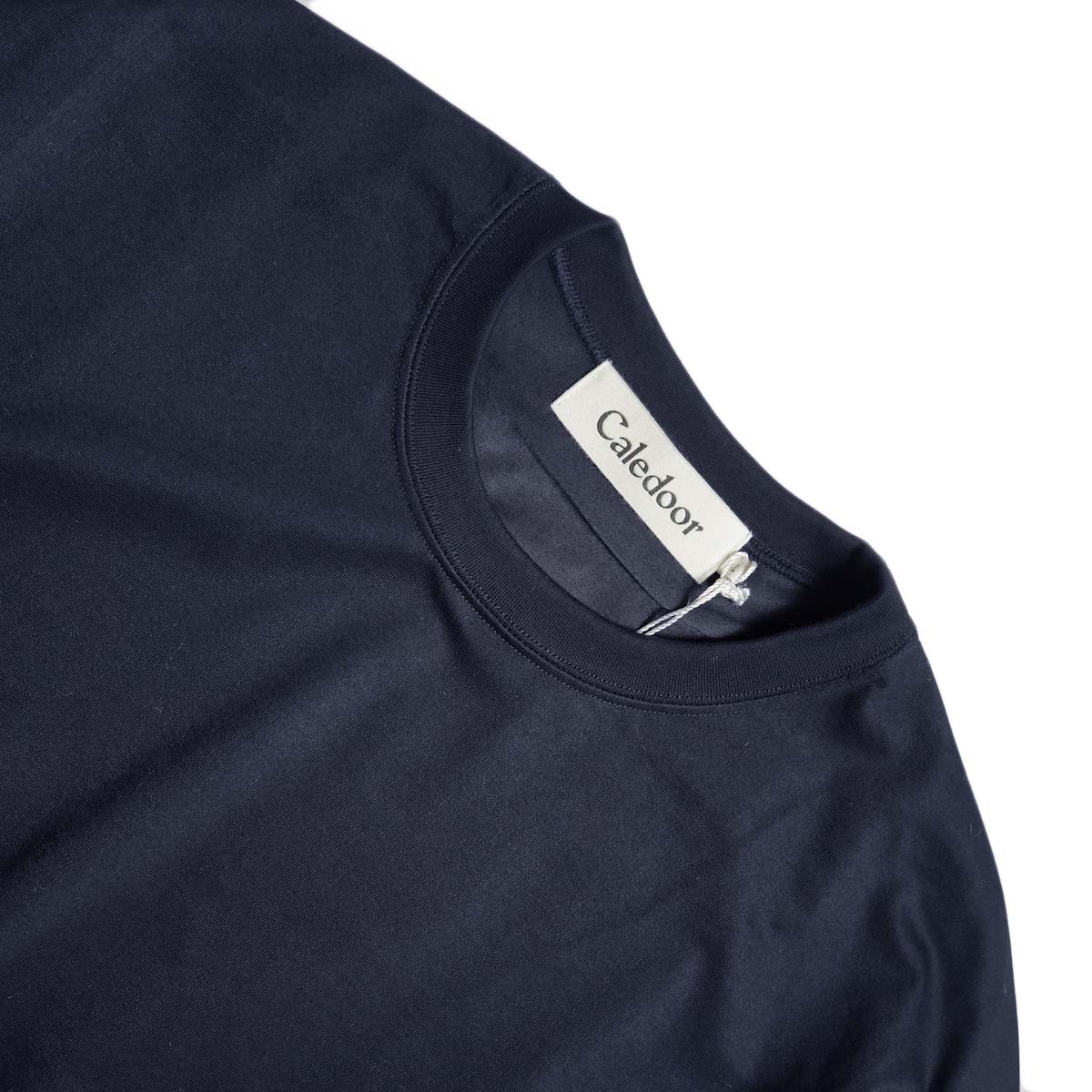 CALEDOOR / Ice Pack Nylon T-Shirt (Navy) ネック