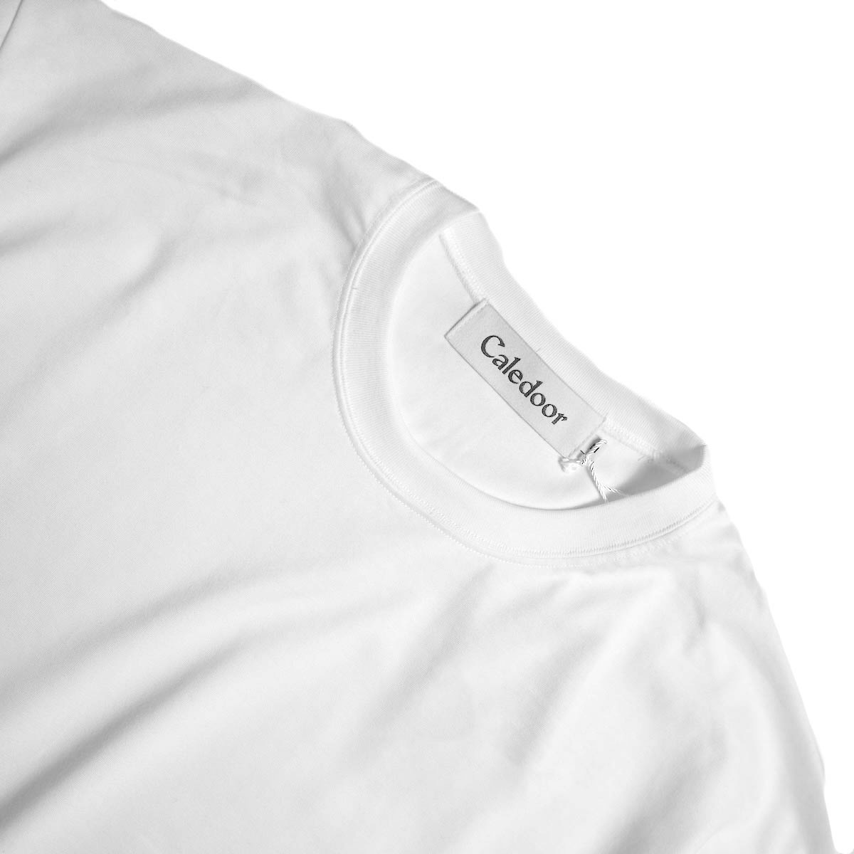 CALEDOOR / Ice Pack Nylon T-Shirt (White) ネック
