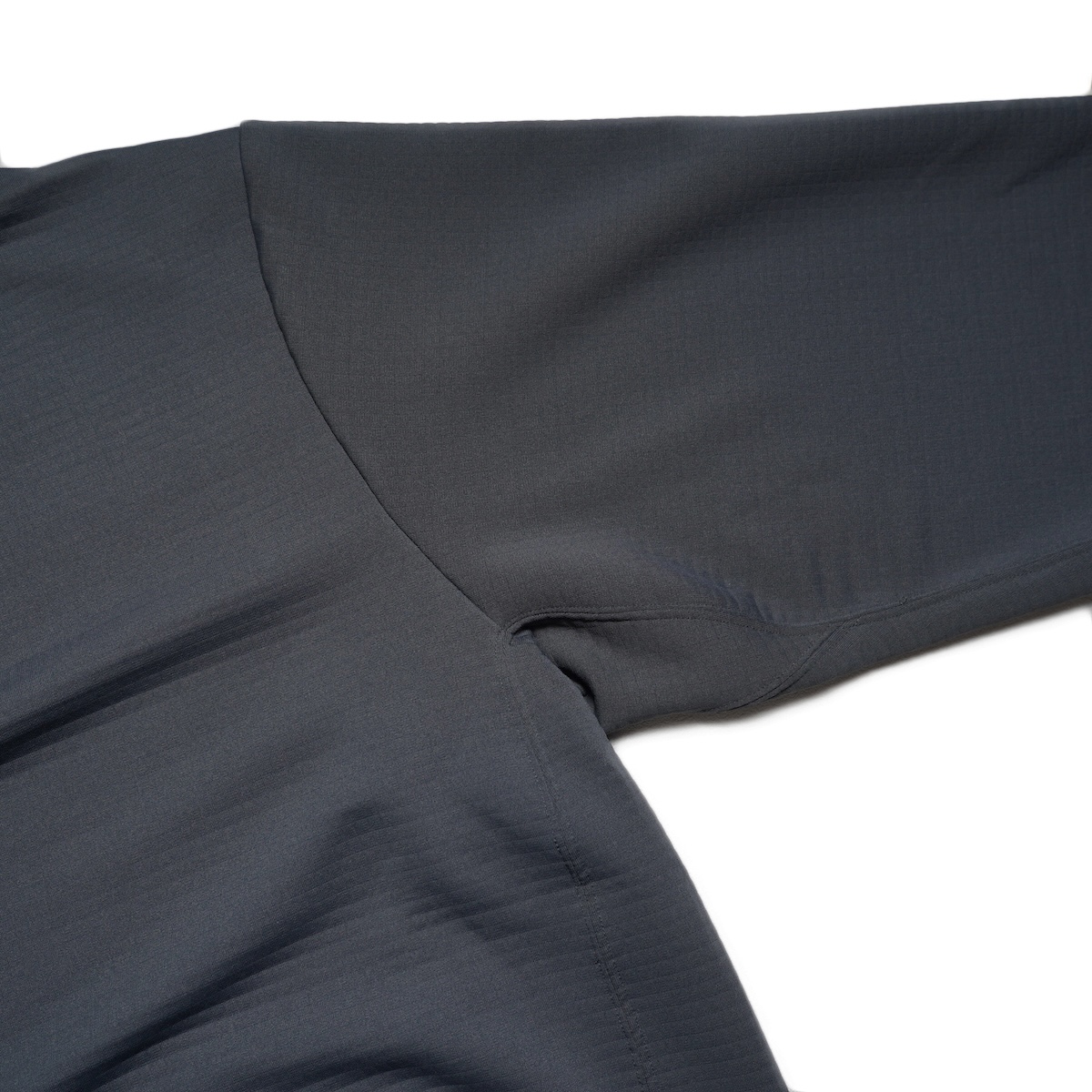 CALEDOOR / Grid Thermal Long Sleeve Tee (Gray) 袖