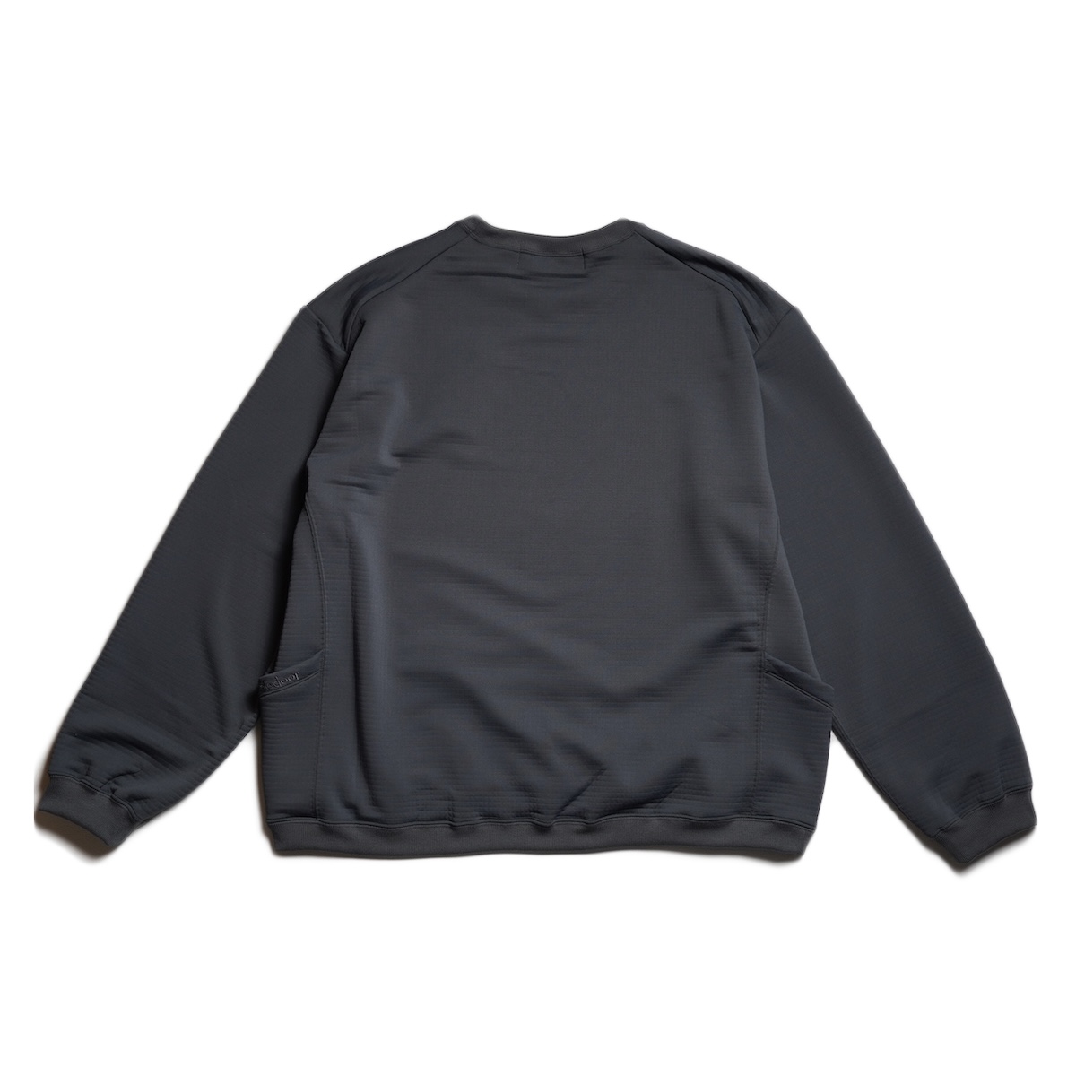 CALEDOOR / Grid Thermal Long Sleeve Tee (Gray) 背面