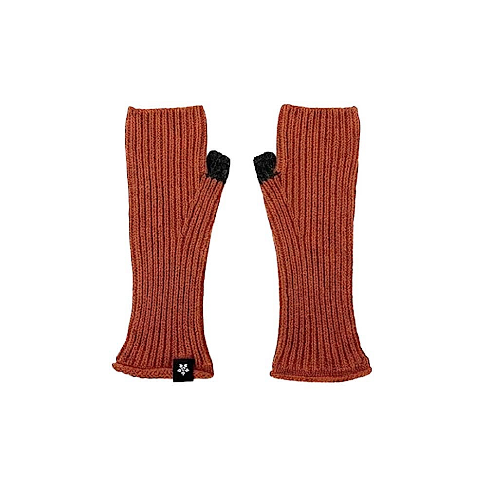 CALEDOOR / Ribbed Rambling Gloves (Ember)