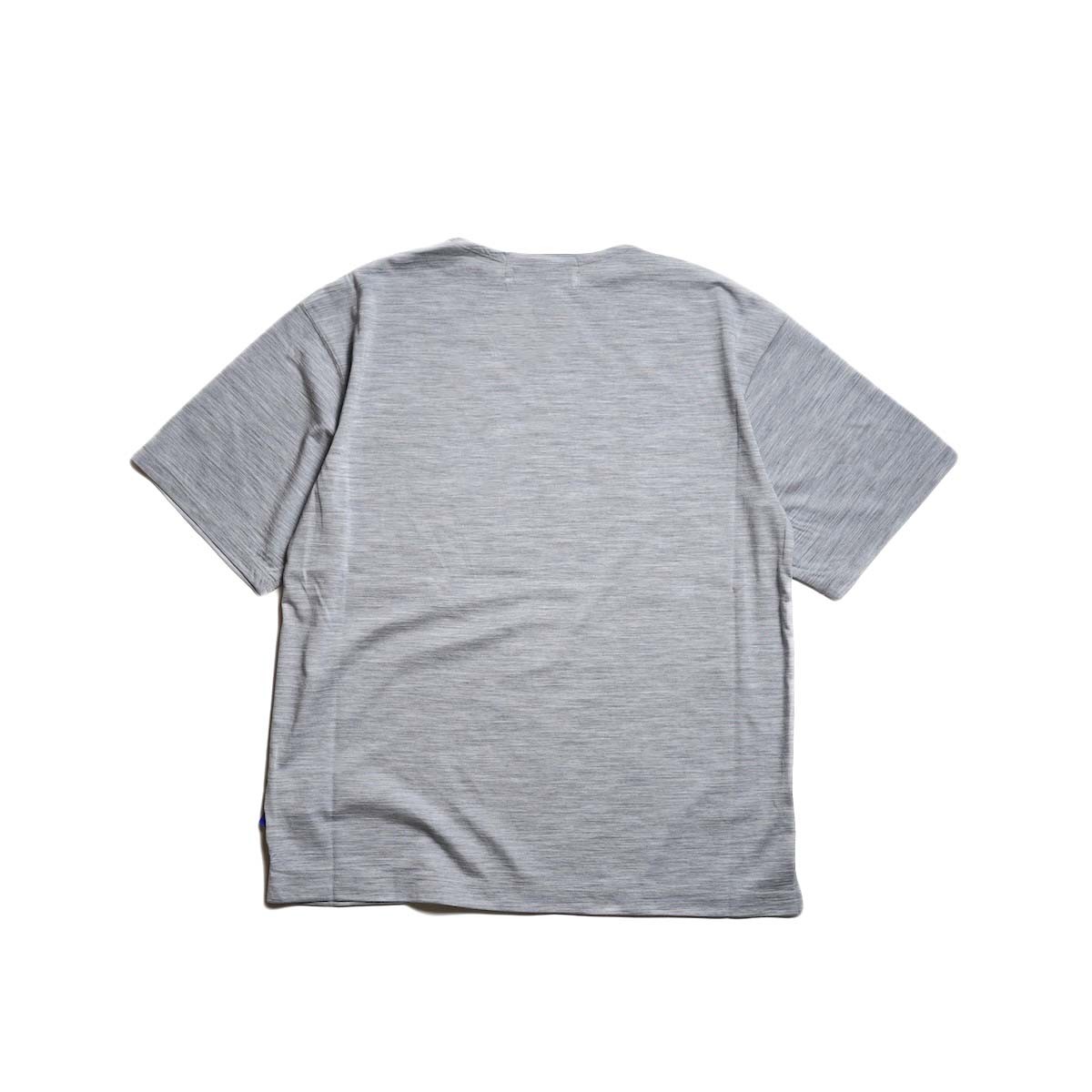 CALEDOOR / Merino Wool T-Shirt (Light Gray)  背面
