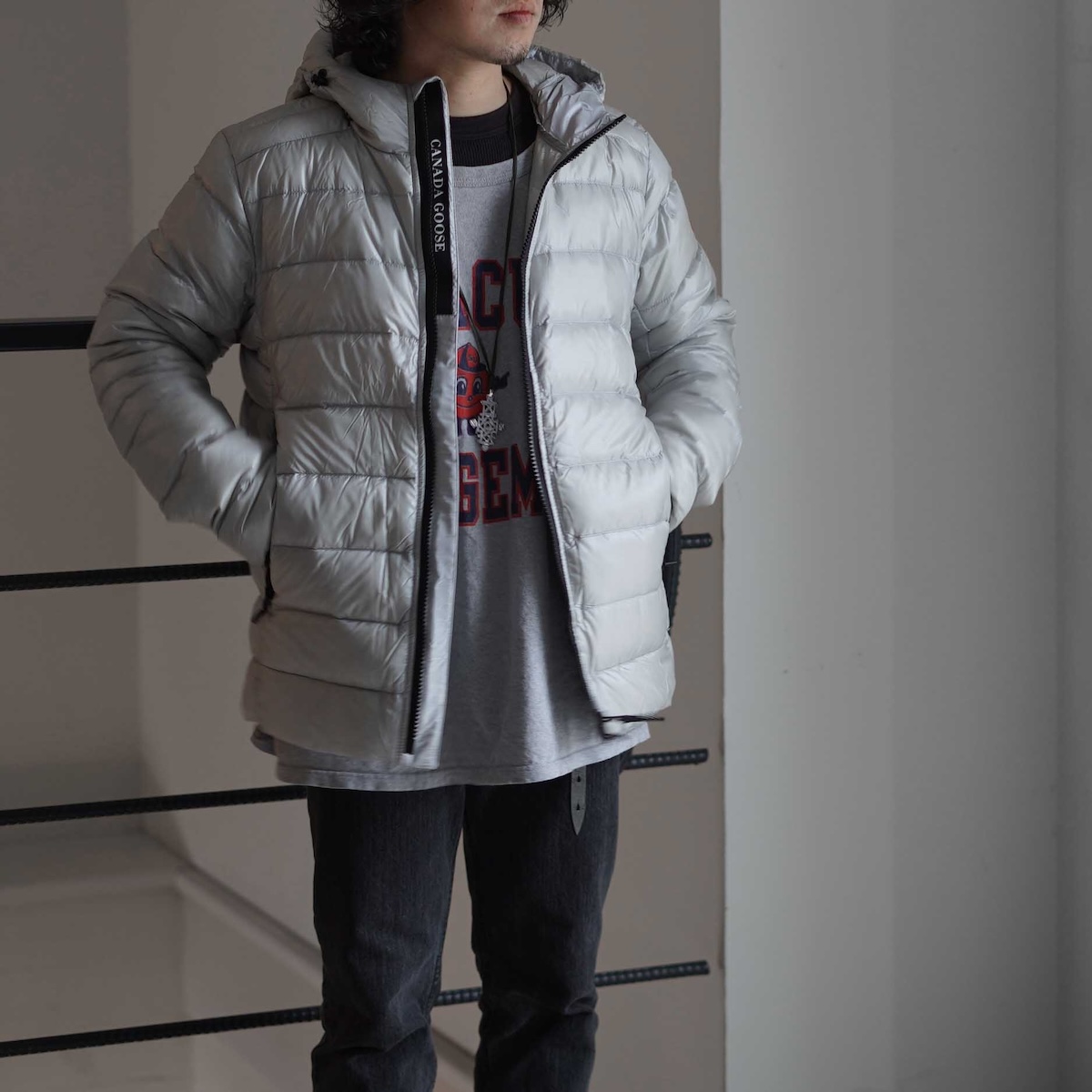 CANADA GOOSE / 2227MB CROFTON HOODY (Silverbirch)