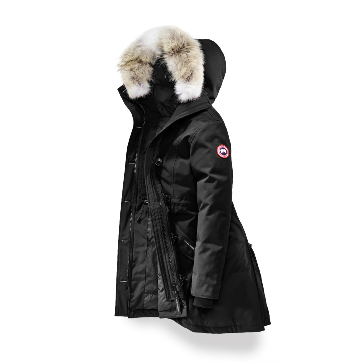 CANADA GOOSE / 2580LA ROSSCLAIR PARKA FF (Black)正面