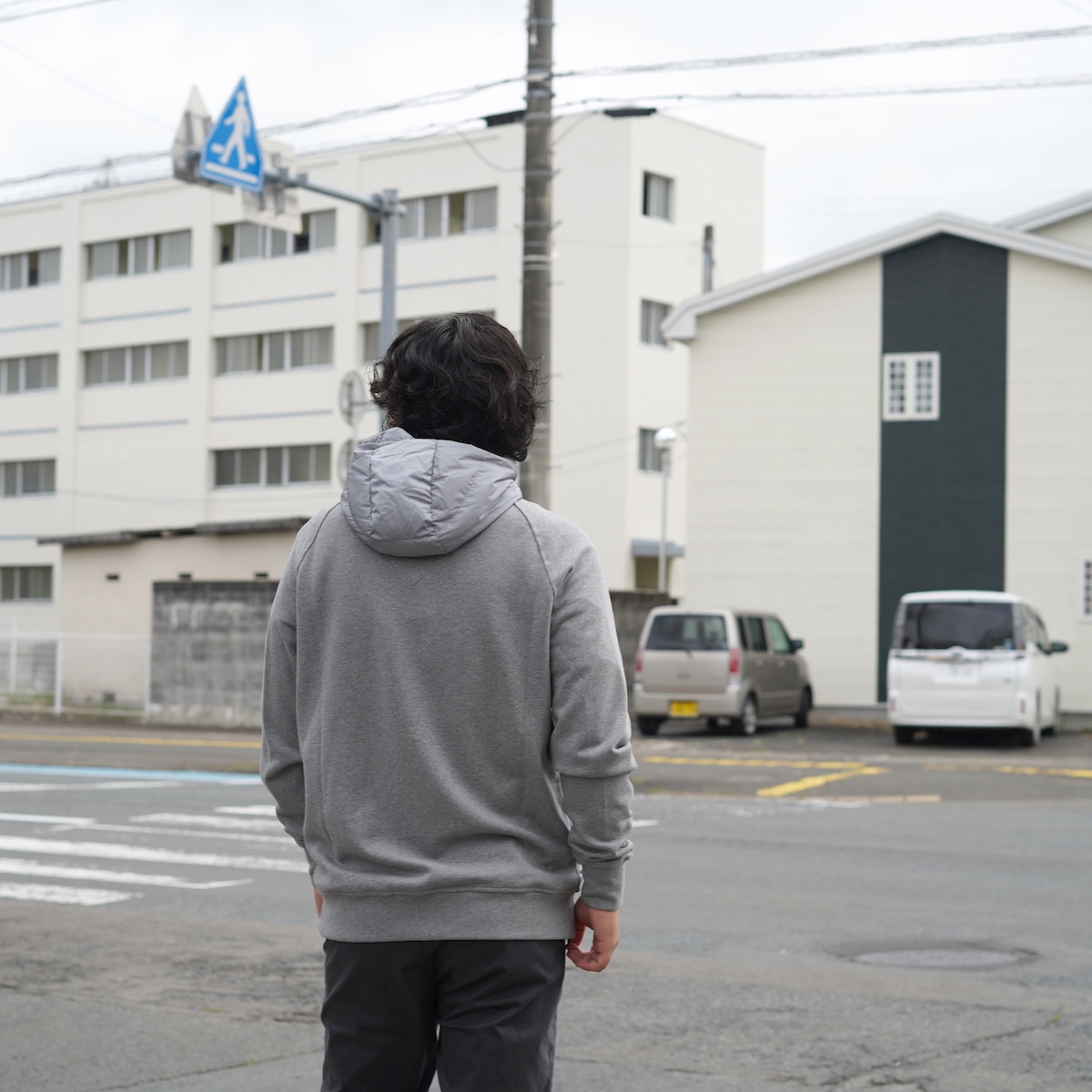 CANADA GOOSE / 6843M HyBridge® Huron Full Zip Hoody (Stone Heather)