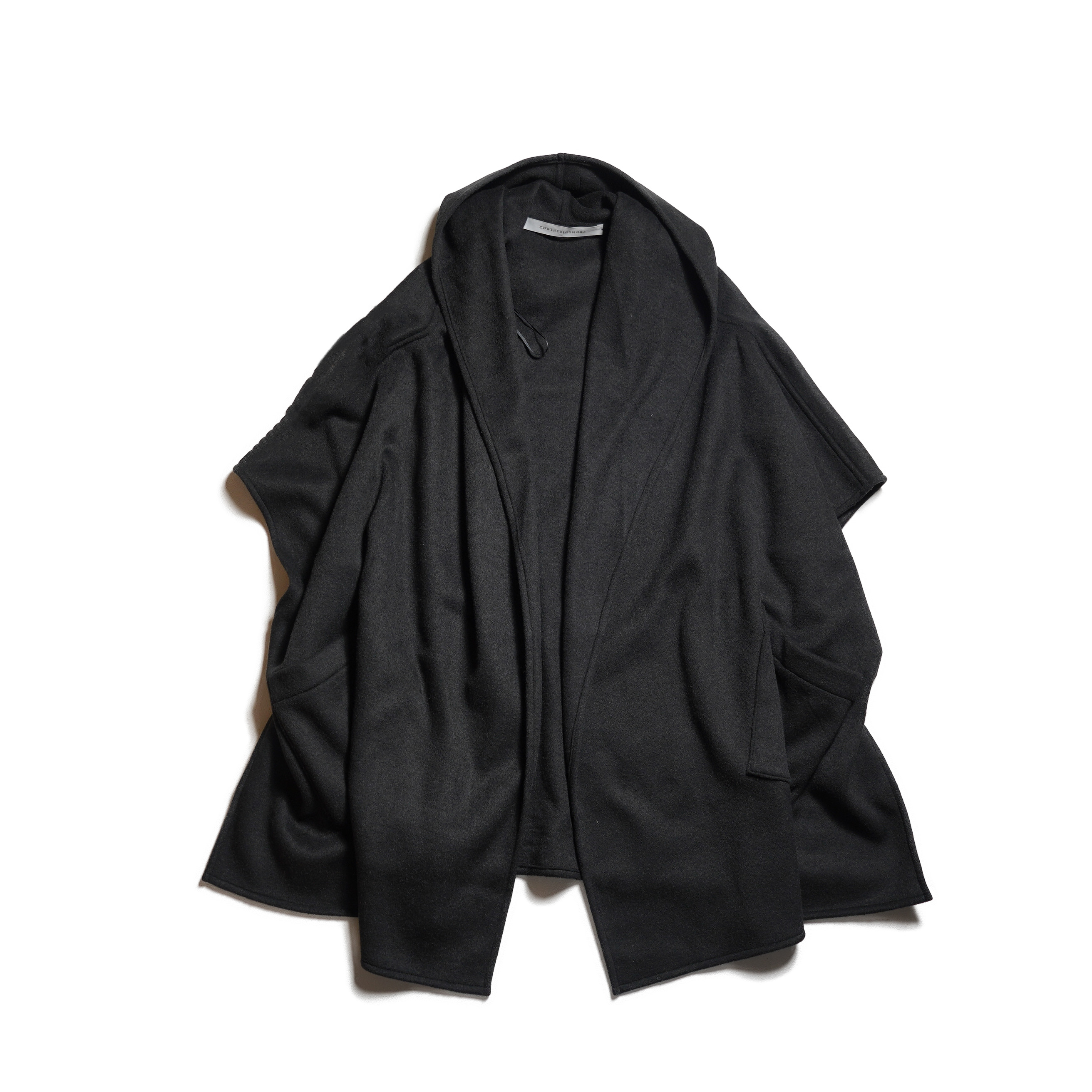 COGTHEBIGSMOKE / GITTY HOODED CAPE (Black)