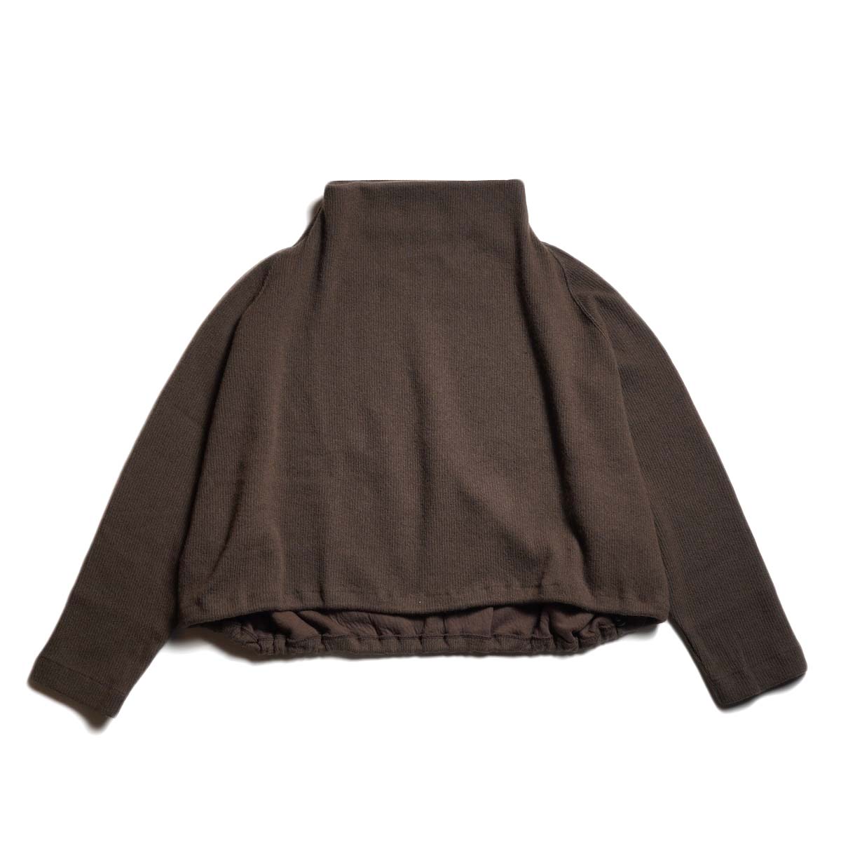 COGTHEBIGSMOKE / KORA BOTTLE NECK TOP (Chocolate)