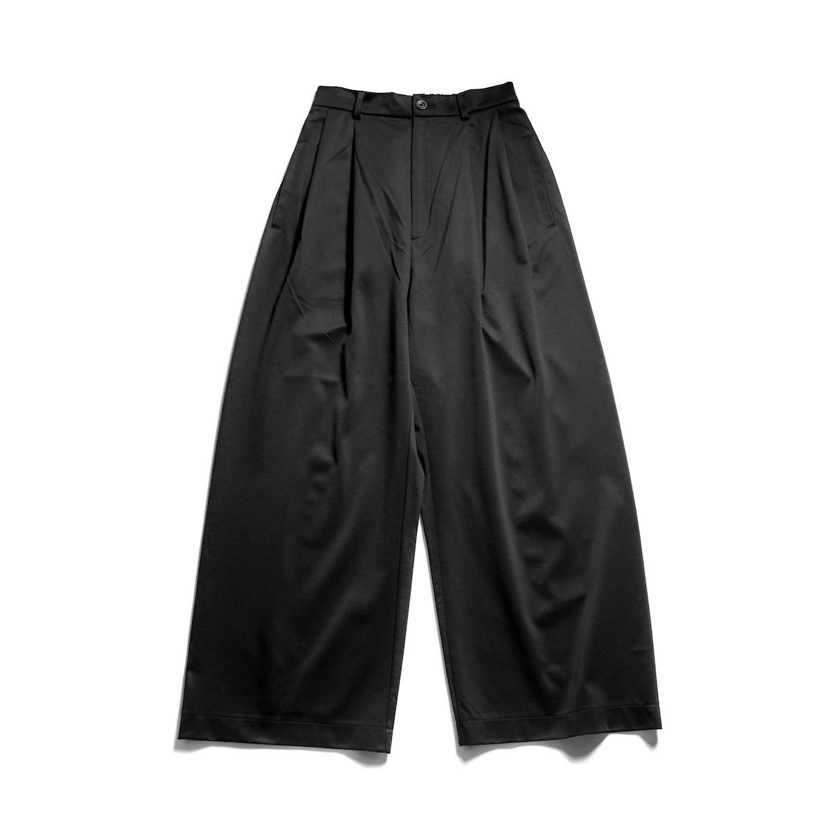 COGTHEBIGSMOKE / LUCY BAGGY TROUSERS (Black) 正面