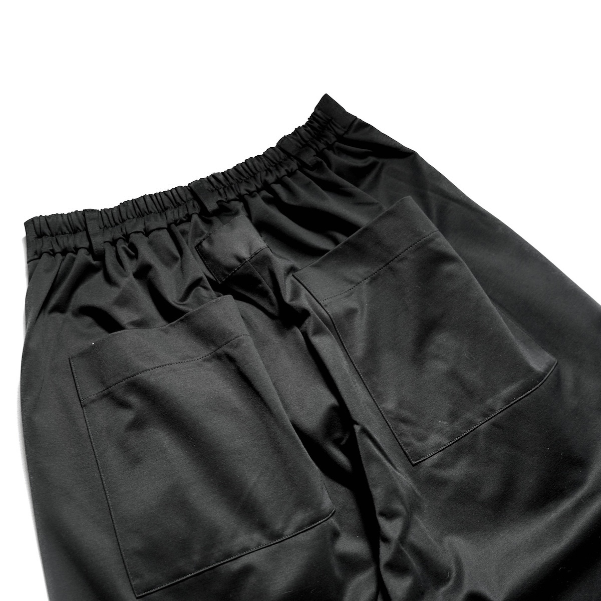 COGTHEBIGSMOKE / LUCY BAGGY TROUSERS (Black) ヒップポケット