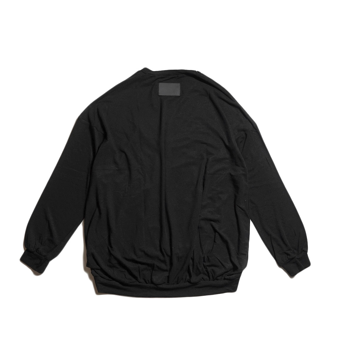 COGTHEBIGSMOKE / MACY NARROW SLV CREW NECK TOP (Black)