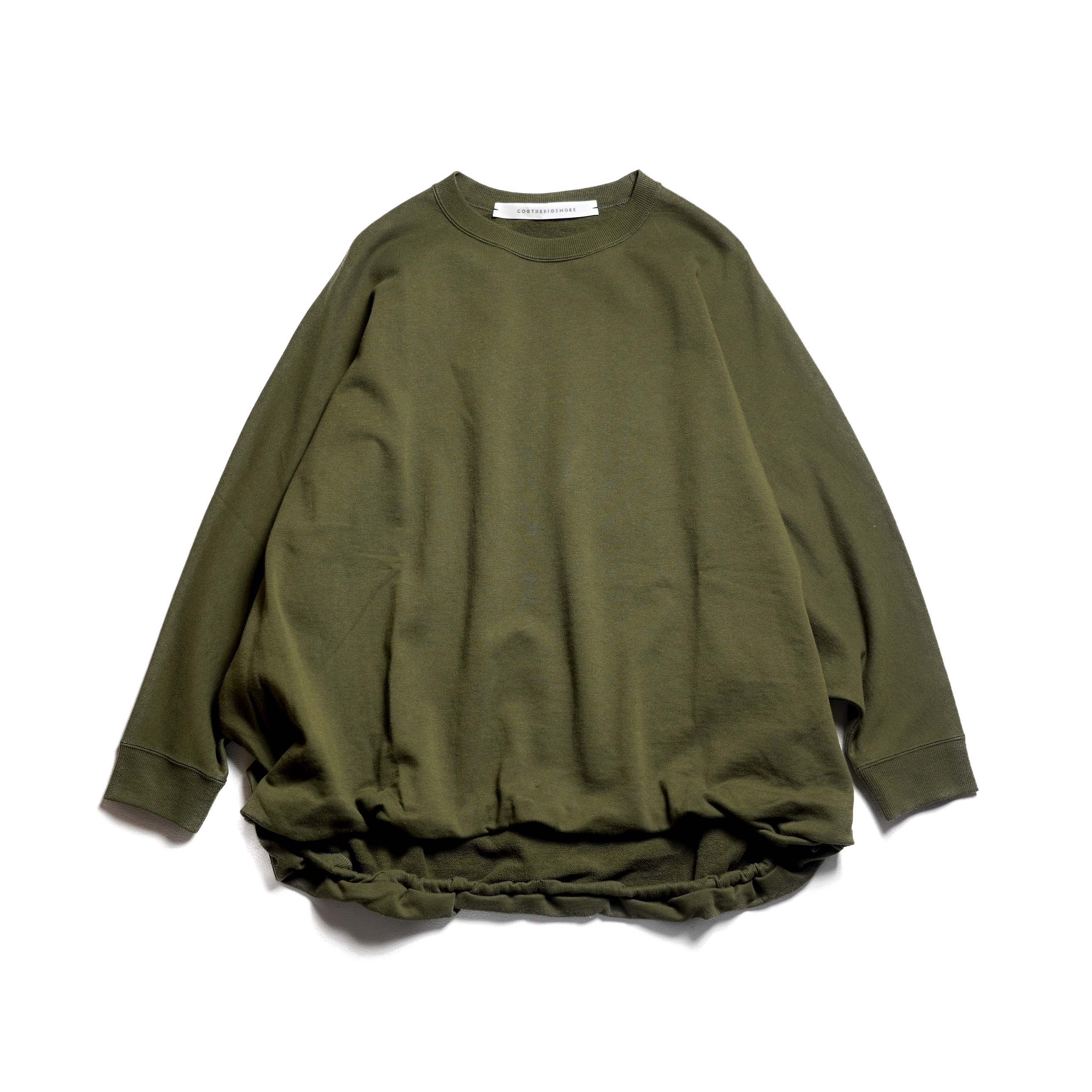 COGTHEBIGSMOKE / NAOMI STINGRAY TOP (DK Moss) 正面
