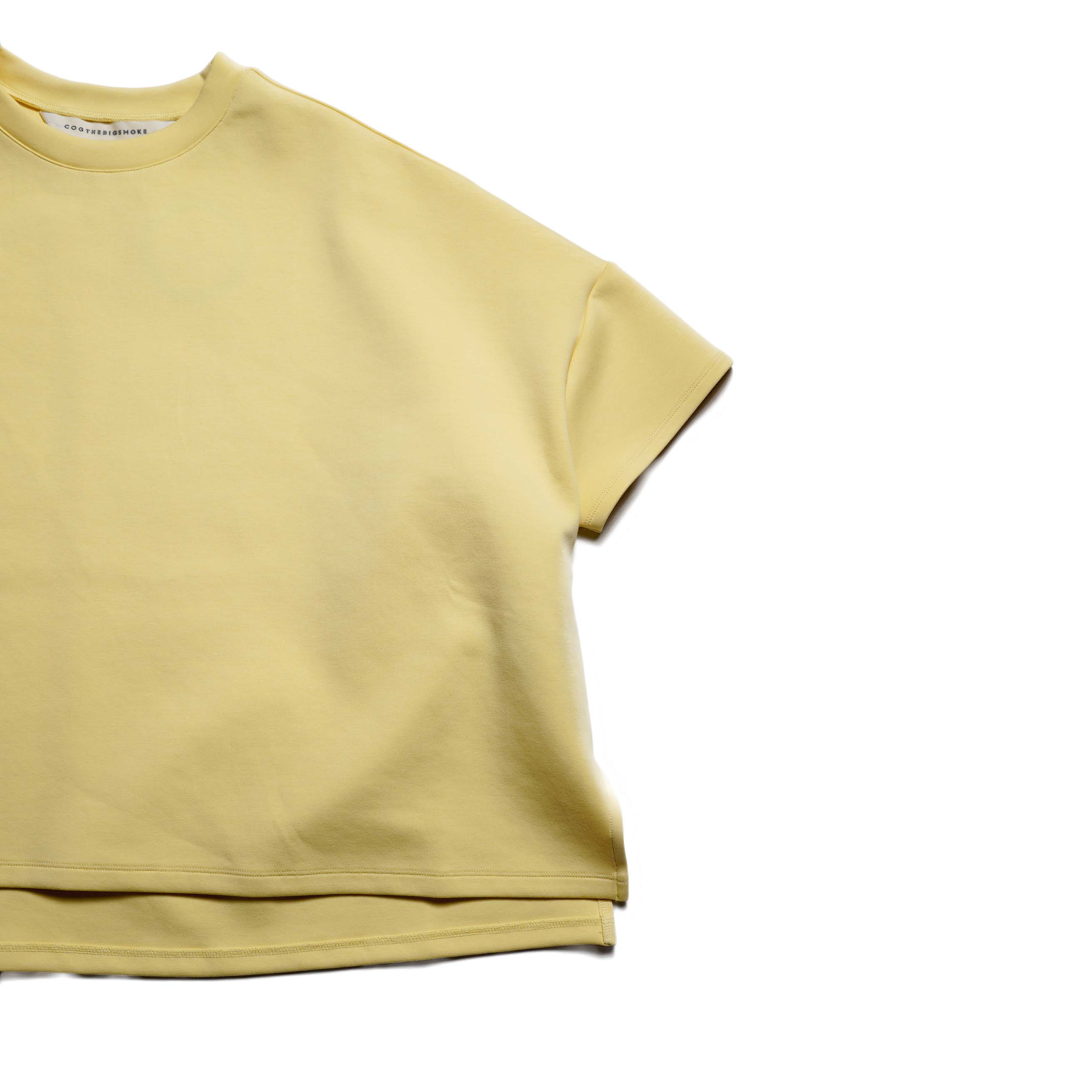 COGTHEBIGSMOKE / NOA T SHIRT (Canary Yellow) 袖、裾