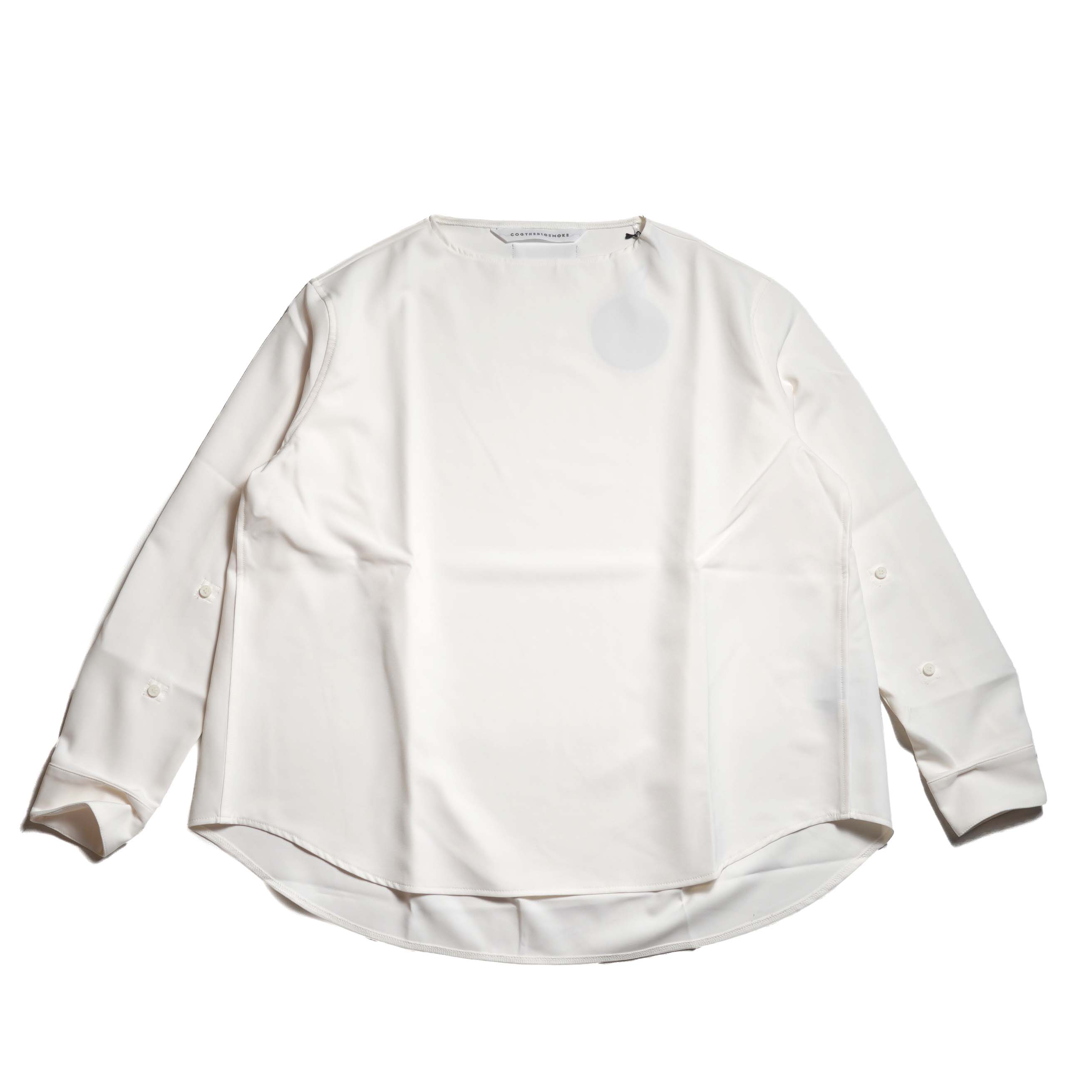 COGTHEBIGSMOKE / OCEANA BUTTON ADJUST SLV TOP (Vanilla) 正面