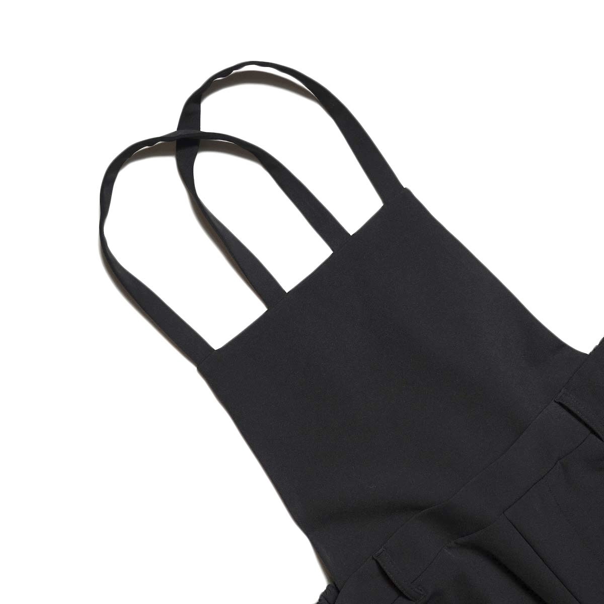 COGTHEBIGSMOKE / OLA DETACHABLE SALOPETTE (Black) フロント