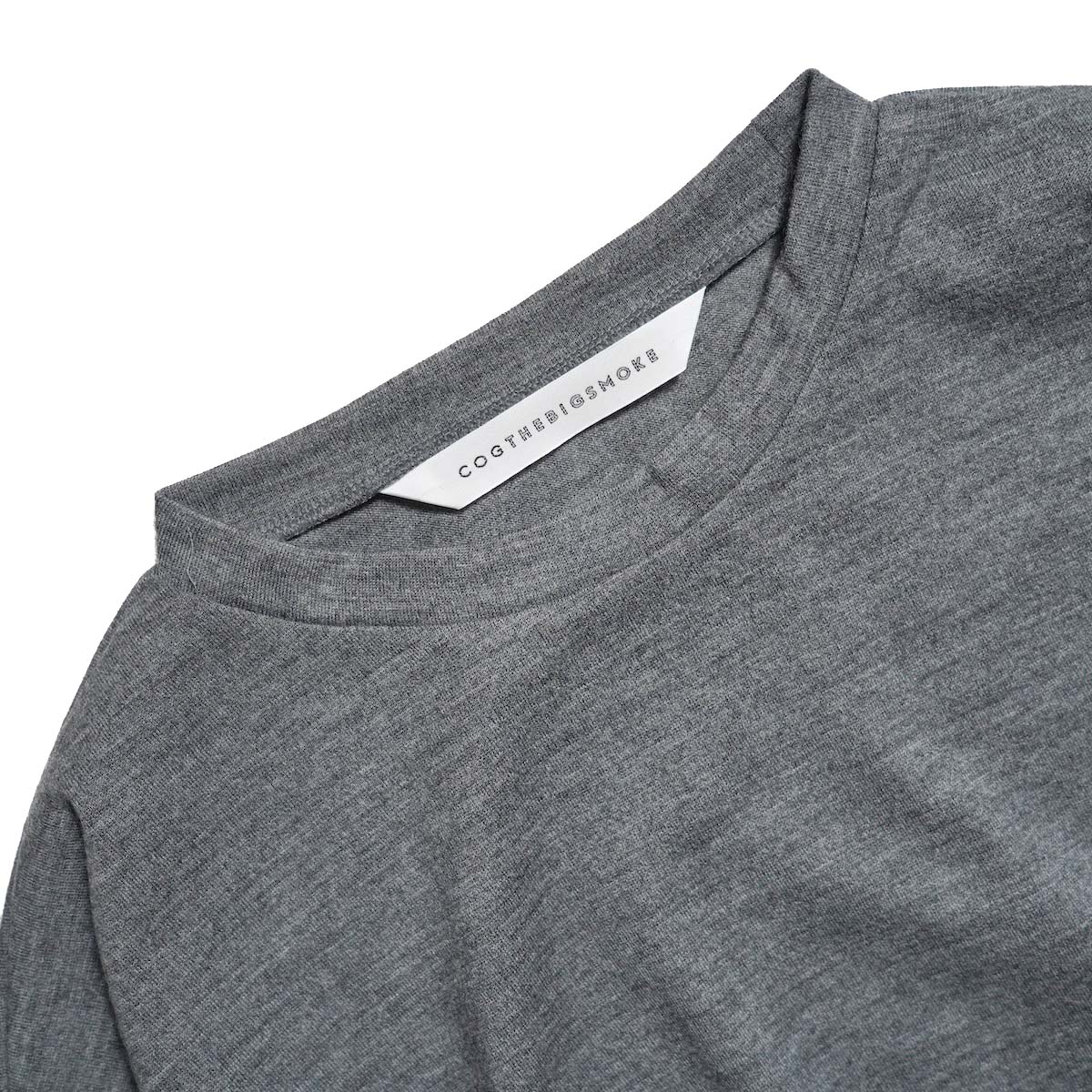 COGTHEBIGSMOKE / ONIX CREW NECK TOP (Charcoal) ネック