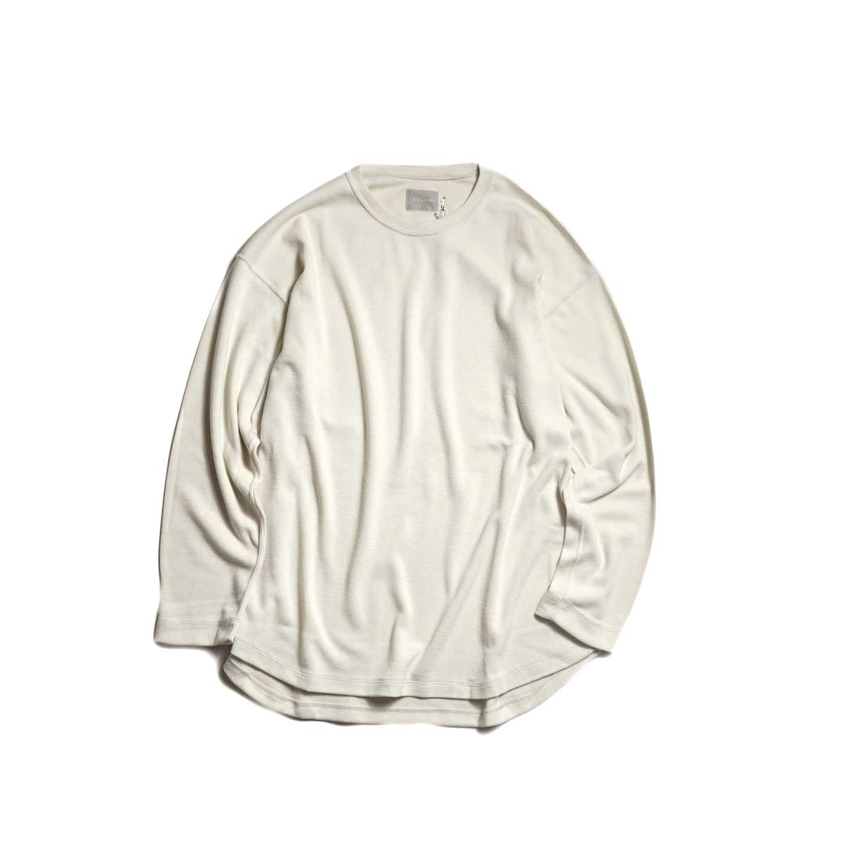 CURLY&amp;Co. / PREMIEREWARM L/S TEE - Crew Neck (Ivory)
