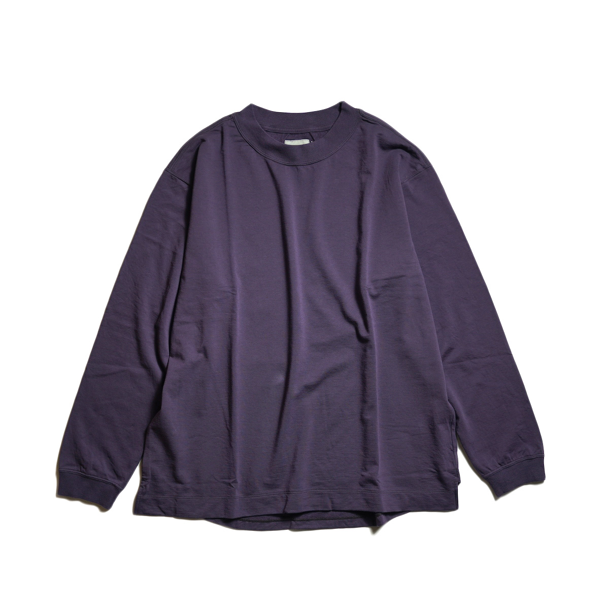 CURLY&Co. / MICRO FRENCH TERRY TEE (Purple)