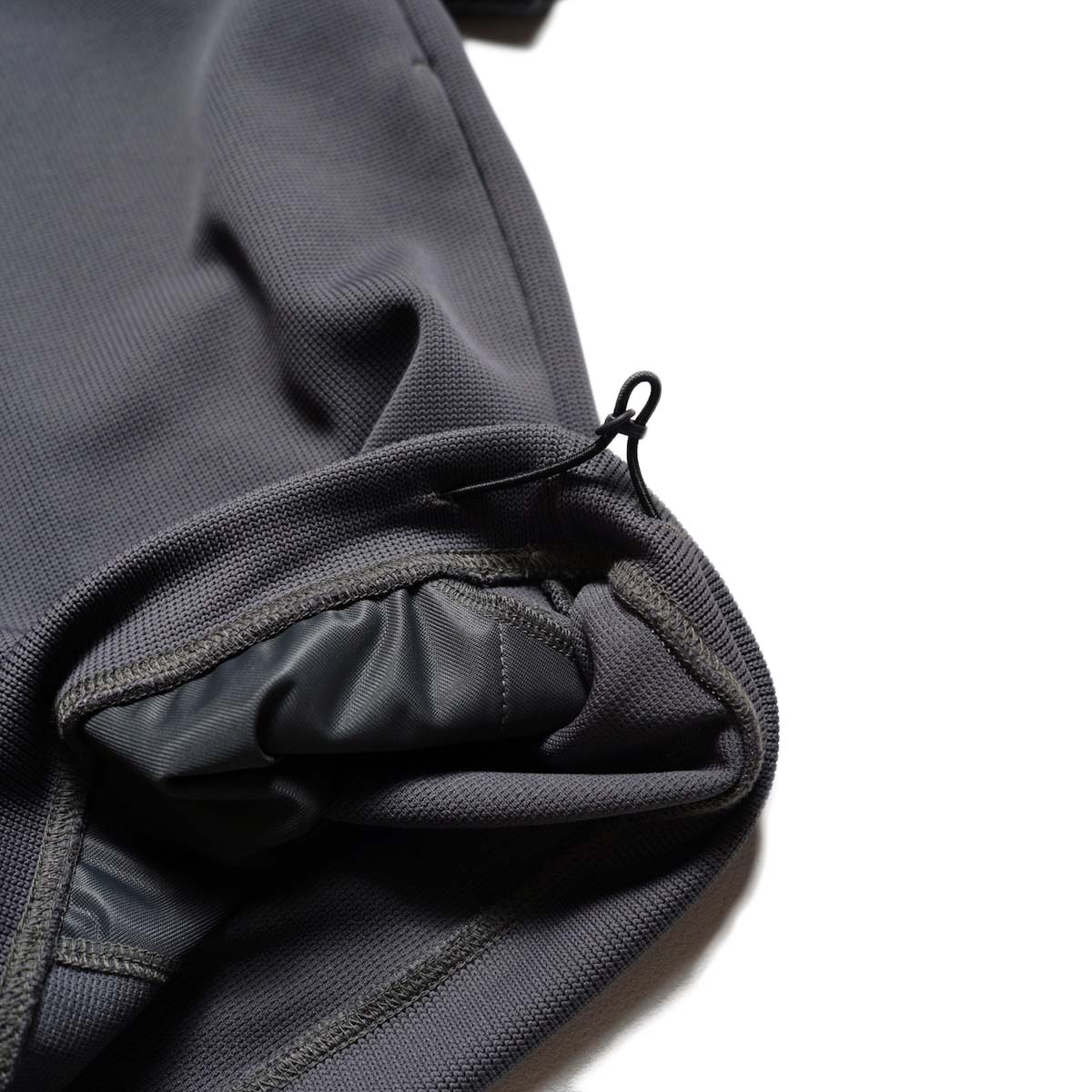 CURLY&Co. / HIGH GAUGE KNIT TEE (Charcoal)