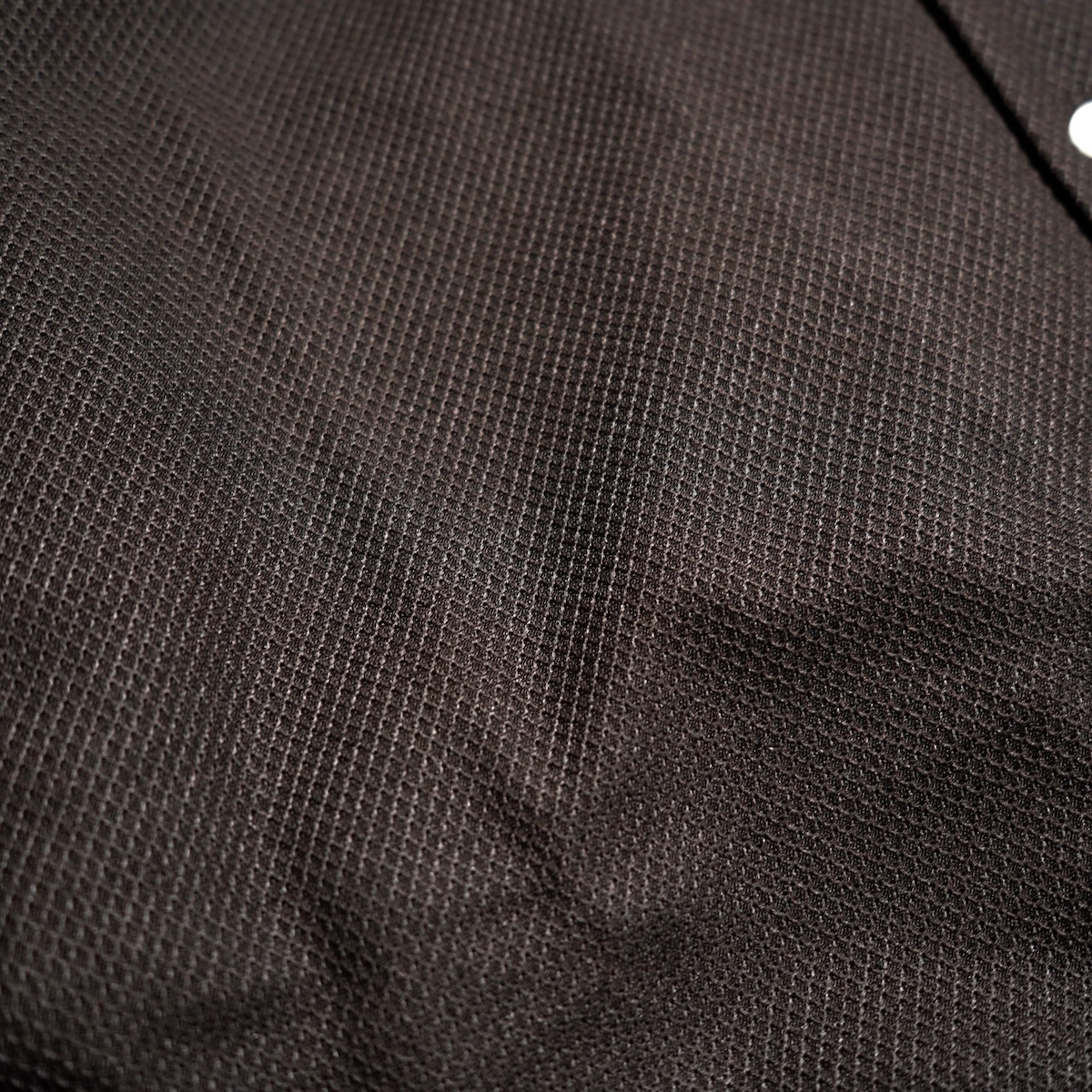 CURLY&Co. / BIRD'S EYE JERSEY OPEN-COLLAR SHIRT (D.Brown)
