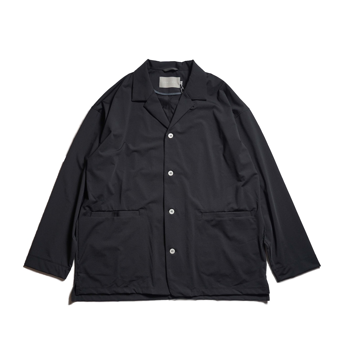 CURLY&Co. / DRY COOL TRICOT SHIRT JACKET (Black)
