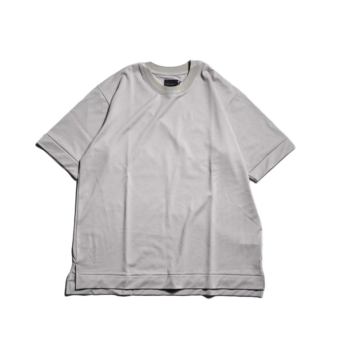 CURLY&amp;Co. / PRIME WOOL PLAIN TEE (L.Gray)
