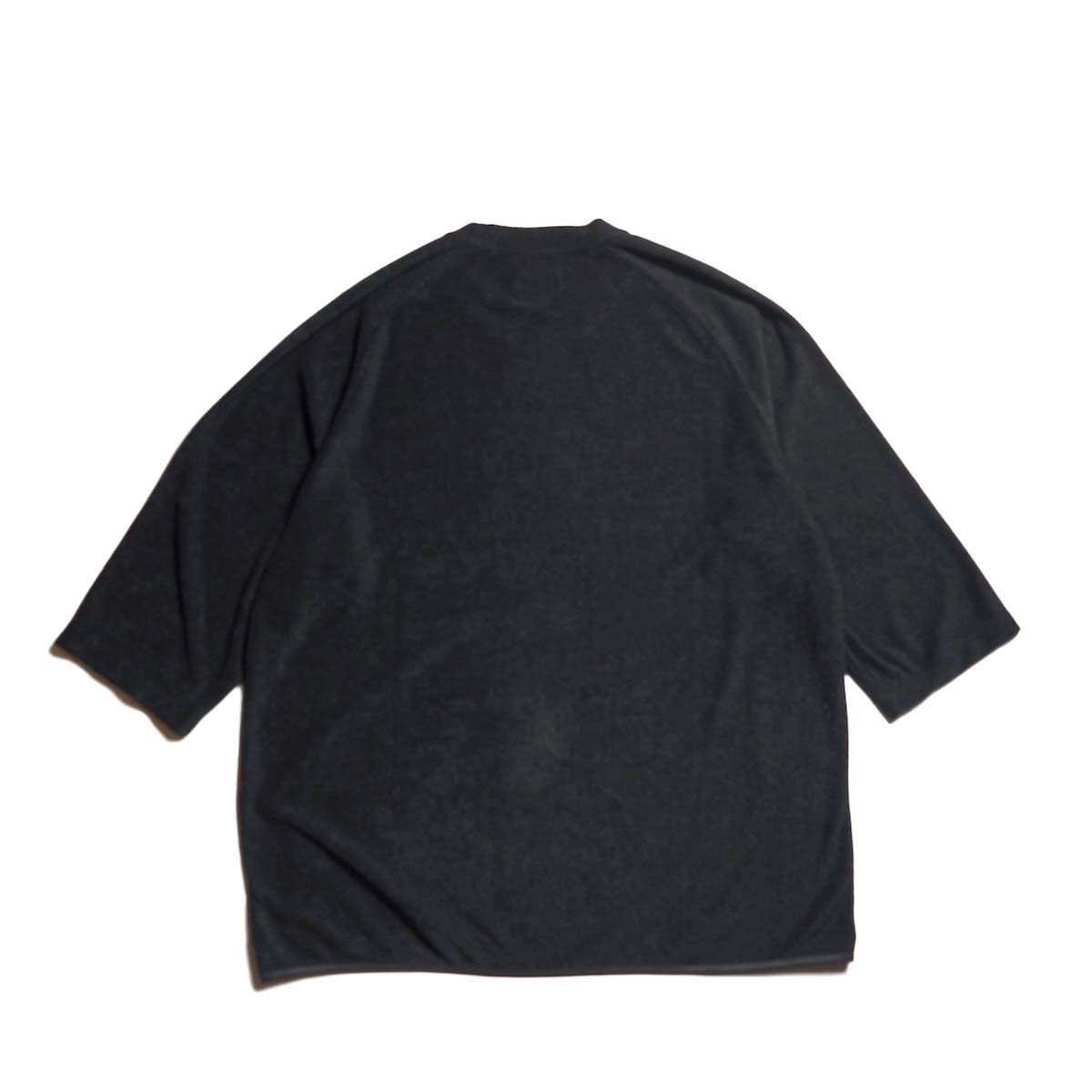 CURLY&Co. / VINTAGE PILE Q/S TEE (Black) 背面