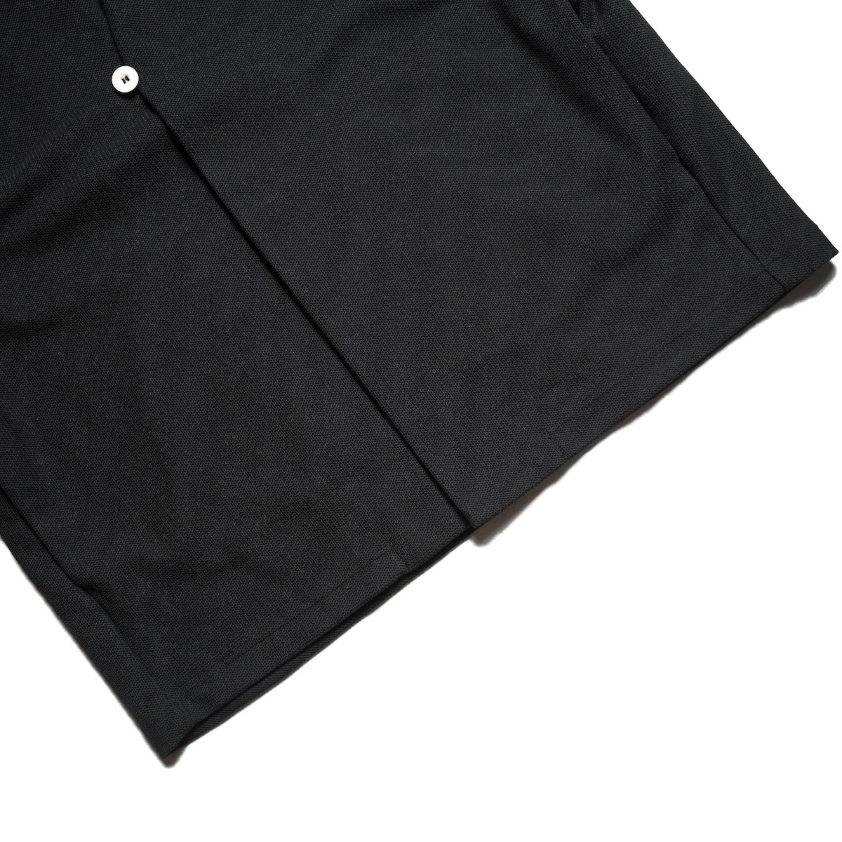 CURLY&Co. / SEED STITCH KNIT Q/S CARDIGAN (Black) 裾