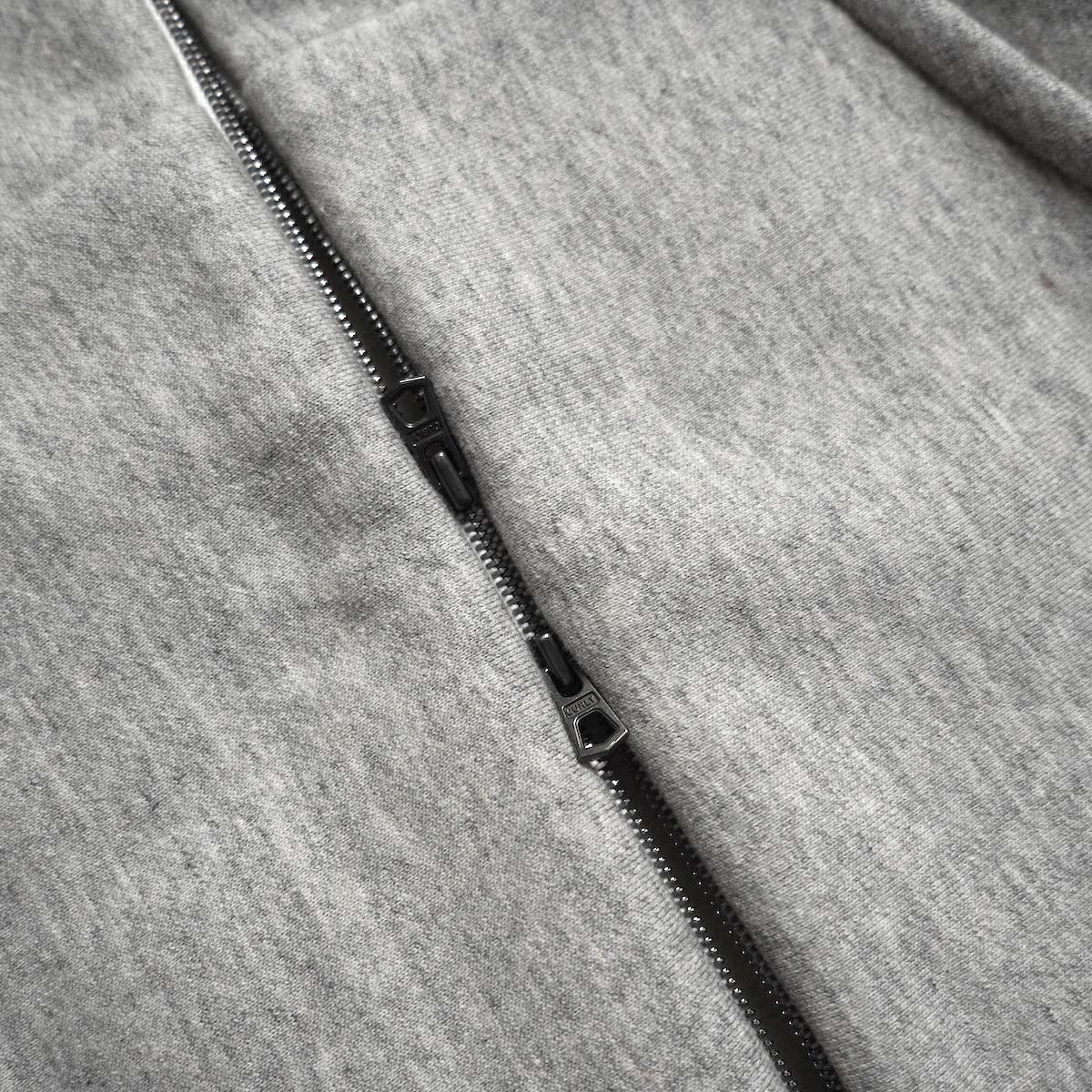 CURLY&Co. / RAFFY ZIP-UP PARKA (Gray) ファスナー