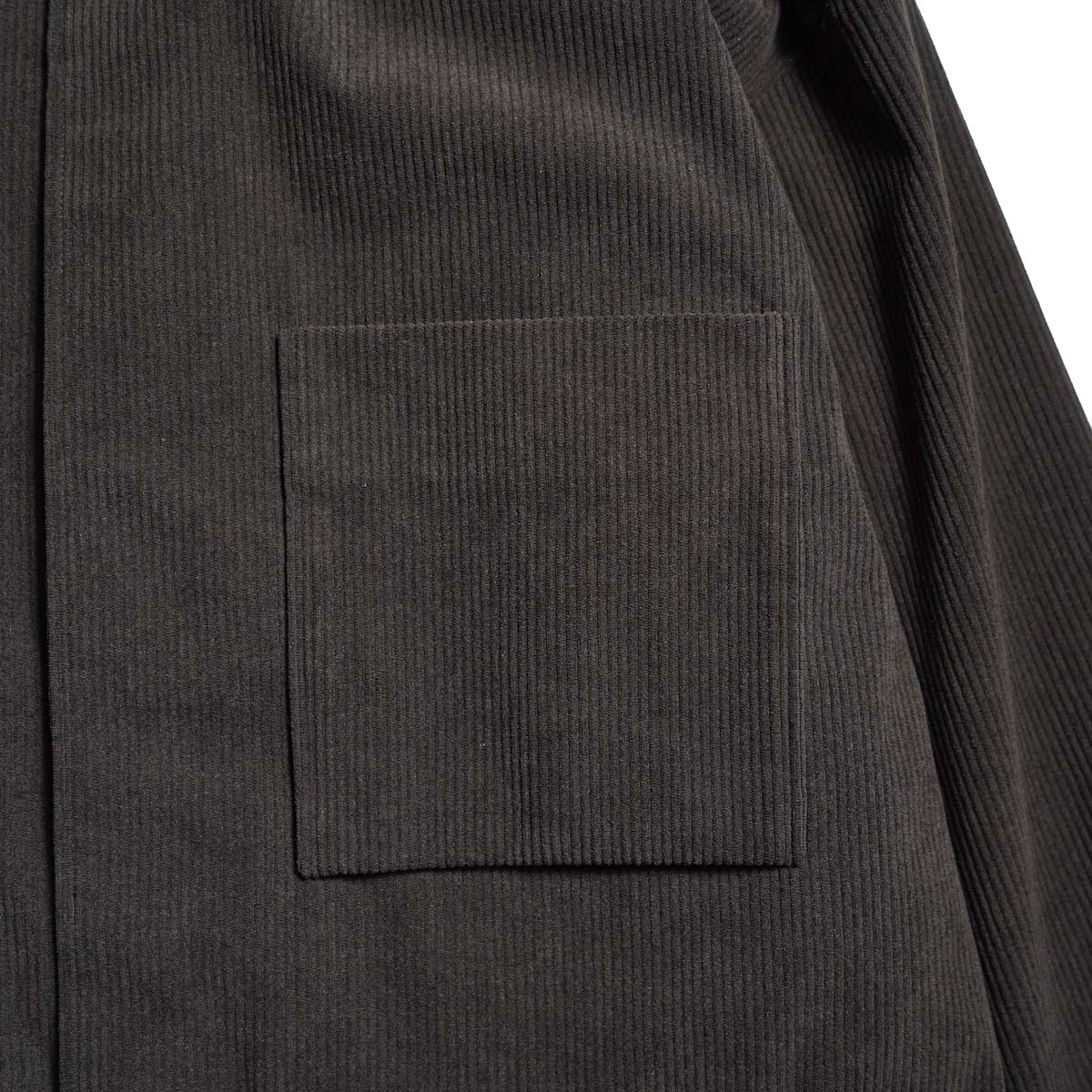 CURLY&Co. / TRICOT CORDUROY BLOUSON (Cacao) 胸ポケット