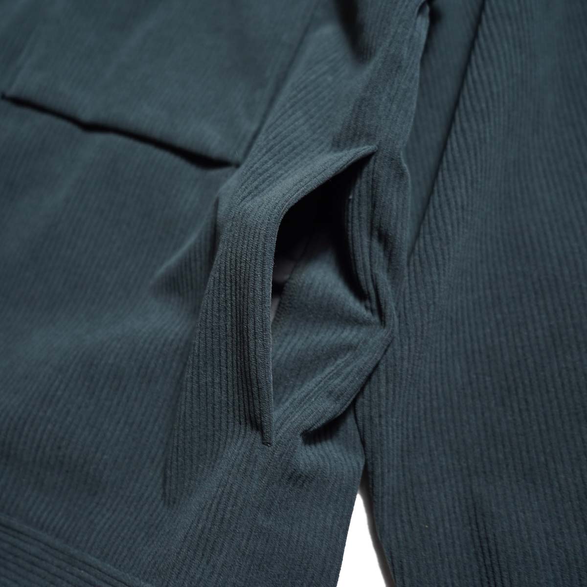 CURLY&Co. / TRICOT CORDUROY BLOUSON (Cadet Blue) シームポケット