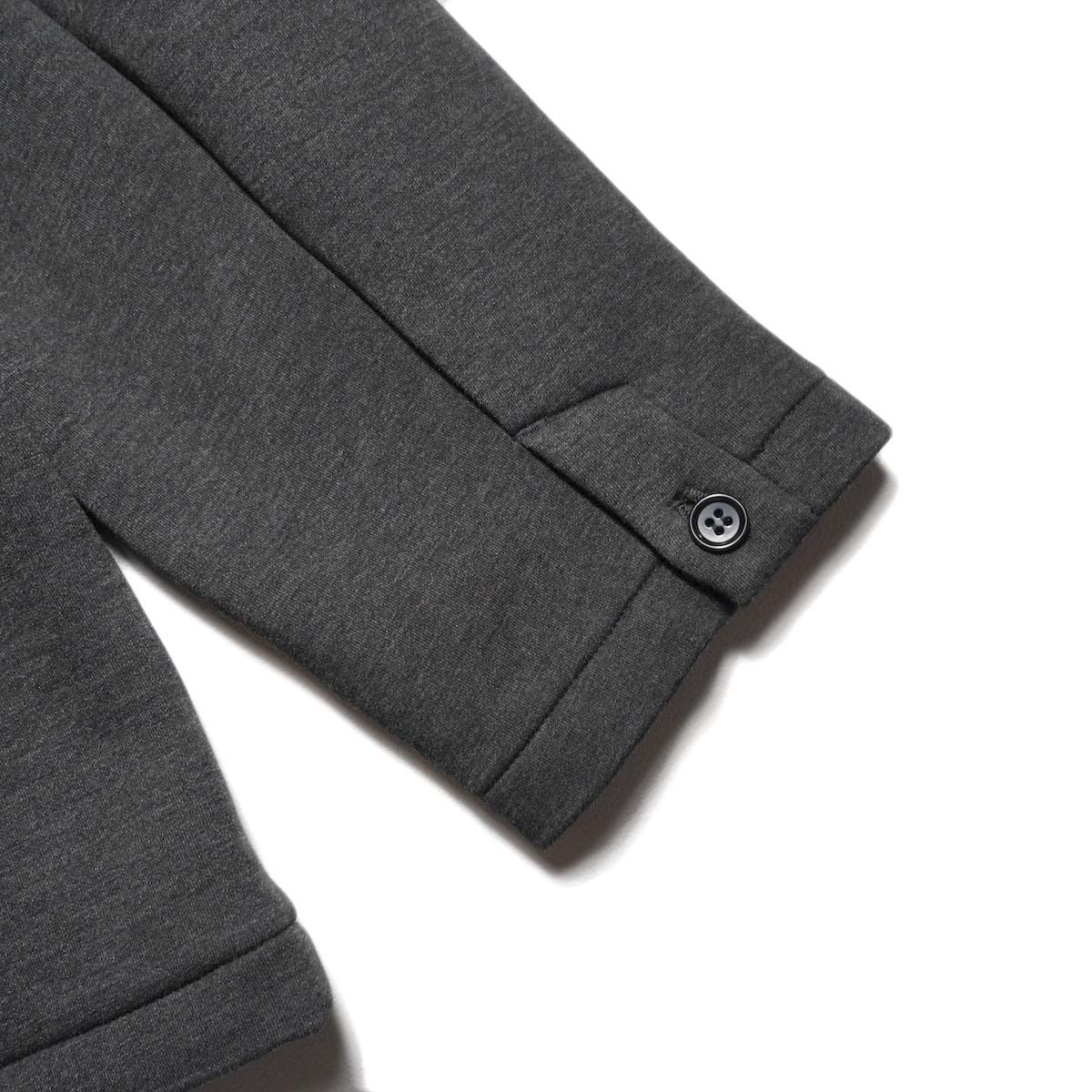 CURLY&Co. / AIR DOUBLE-KNIT JACKET (Charcoal) 裾