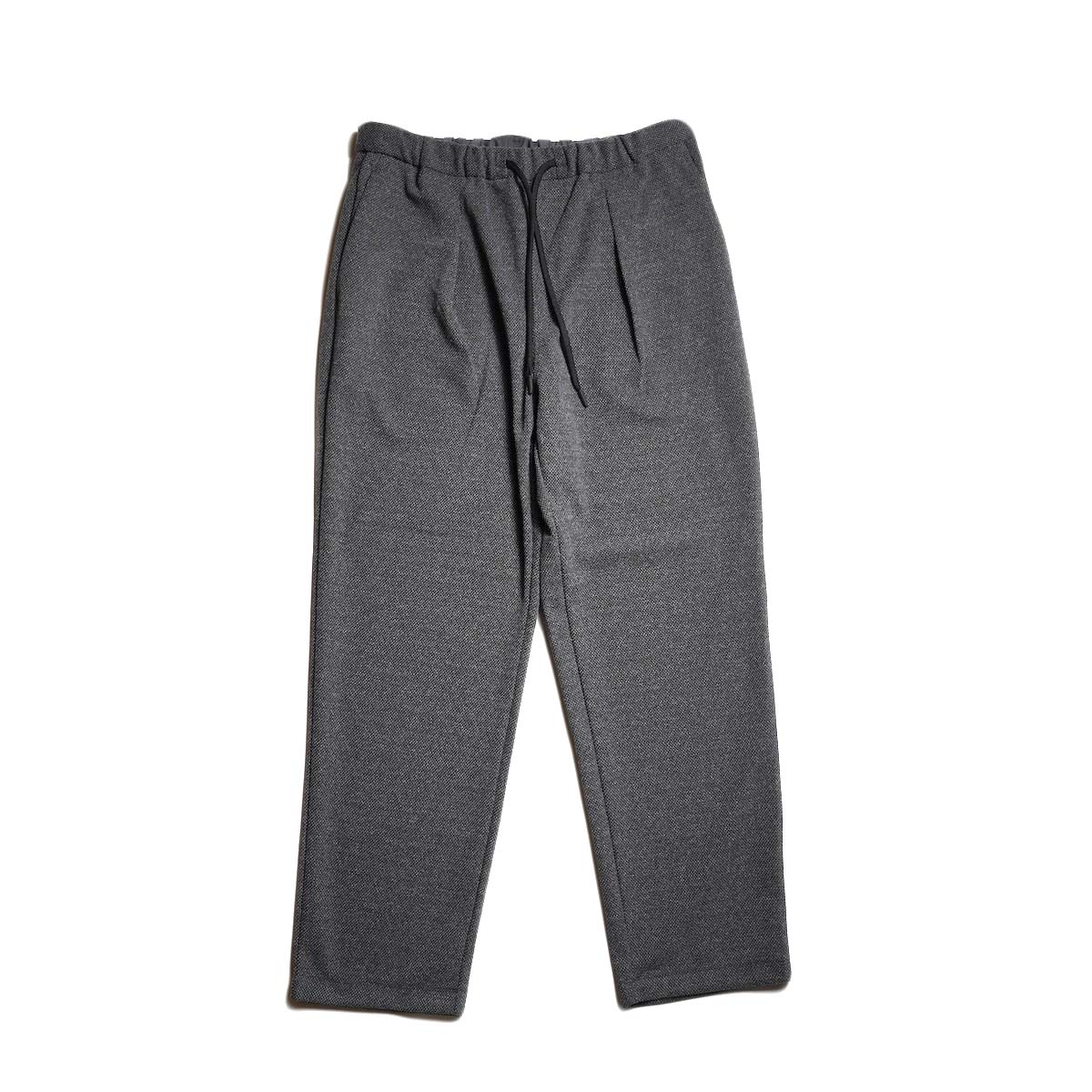CURLY&amp;Co. / AIR DOUBLE-KNIT STRAIGHT PANTS (Charcoal)