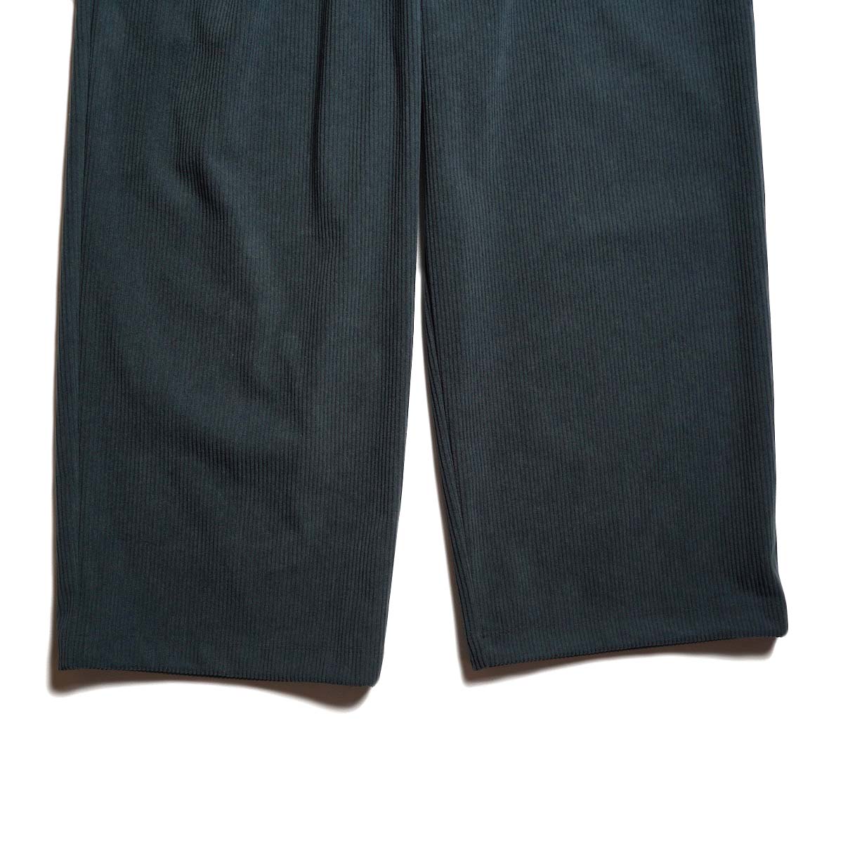 CURLY&Co. / TRICOT CORDUROY PANTS (Cadet Blue) 裾