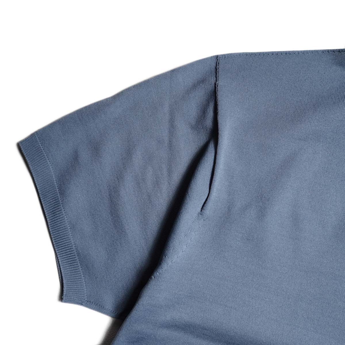 DAIWA PIER39 / W's TECH KNIT POLO S/S (Smoke Blue)