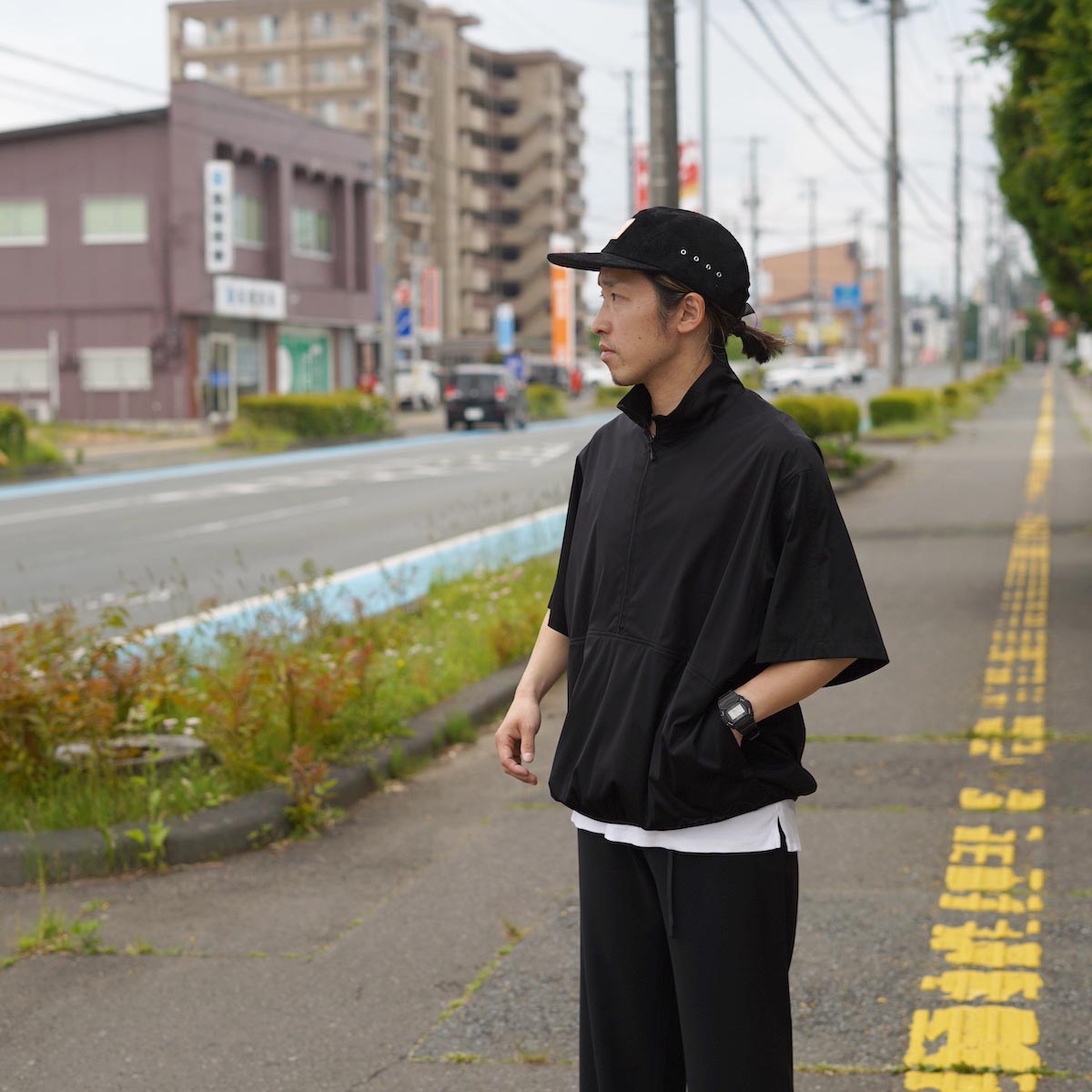 DAIWA PIER39 / TECH CYCLE SHIRT S/S (Black)