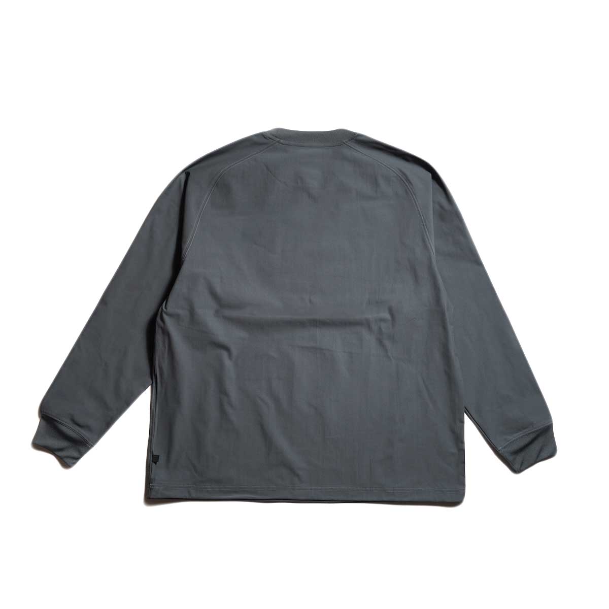 DAIWA PIER39 TECH DRAWSTRING L/S TEE - CHARCOAL (BE-40025