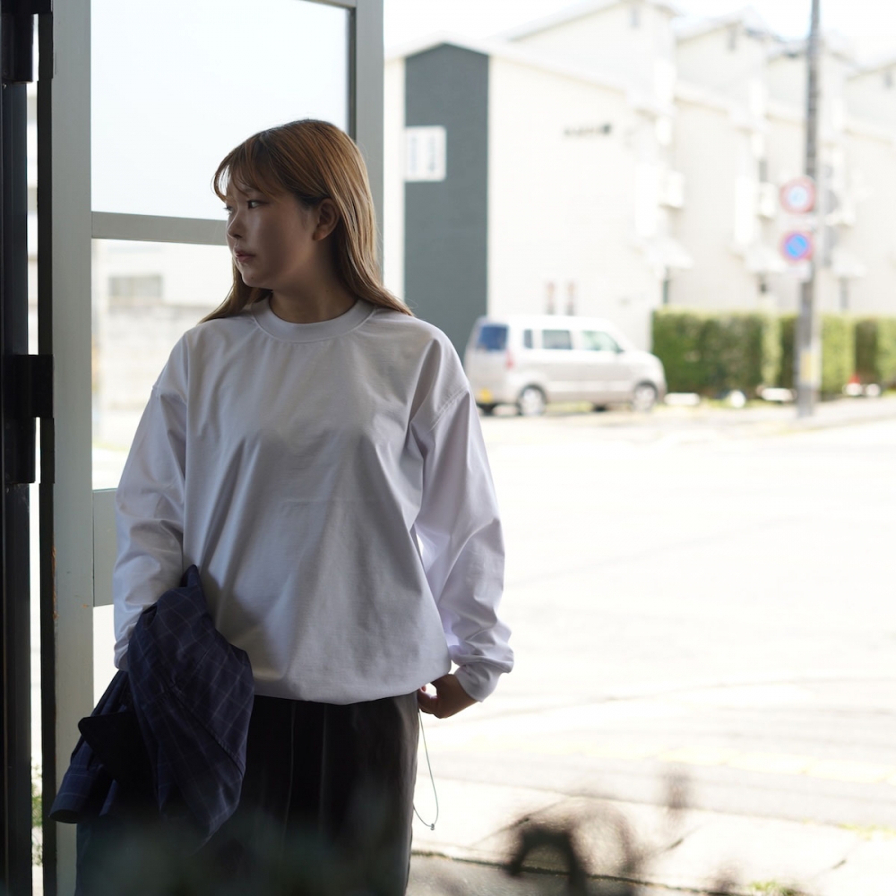DAIWA PIER39 / W's TECH DRAWSTRING TEE L/S (Black)