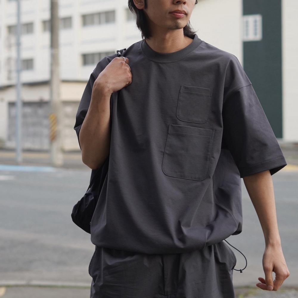 DAIWA PIER39 / TECH W/POCKET CREW TEE (White)