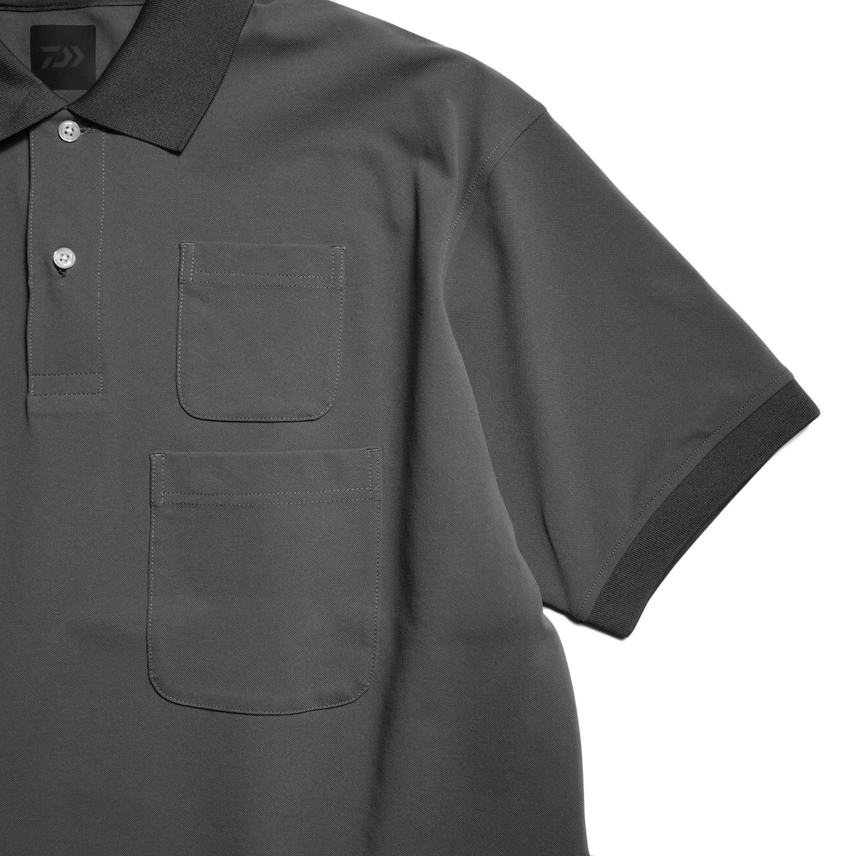 M DAIWA PIER39 TECH POLO SHIRTS ポロシャツ 黒