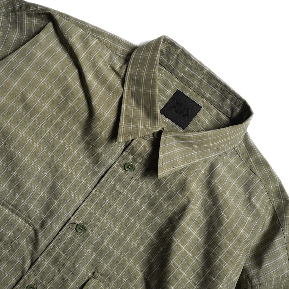 Daiwapier39 SHIRT カーキ DAIWA PIER39 / TECH FISHING SHIRT S/S SUMMER PLAID (Sage Grey)
