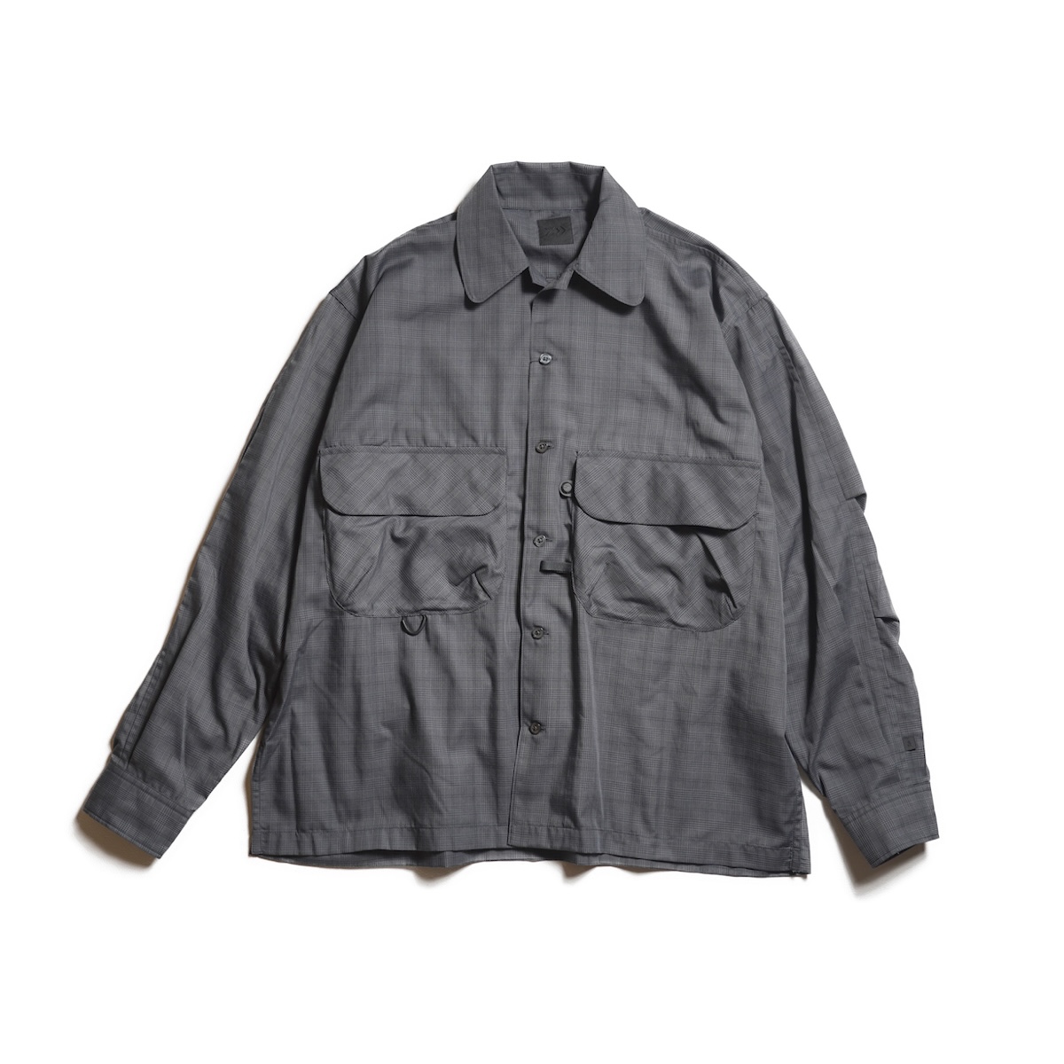 トップス daiwapier39 tech BD S/S charcoal L DAIWA PIER39 TECH DRAWSTRING L/S TEE - CHARCOAL (BE-40025