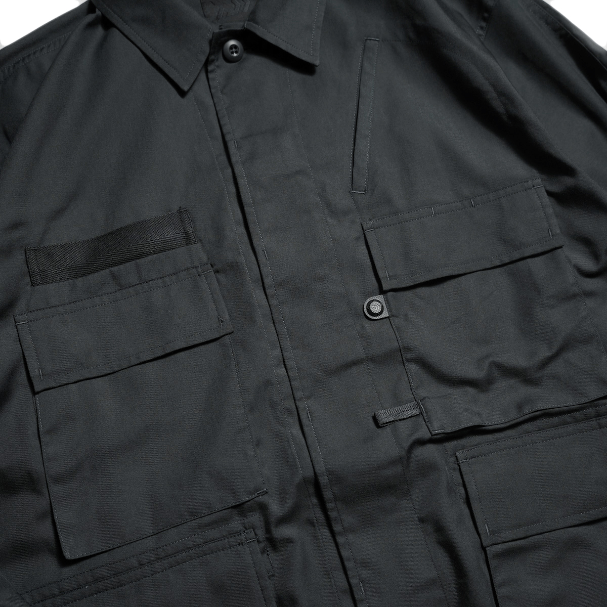 DAIWA PIER39 / TECH MULTI FISHING POCKET MIL BDU SHIRT L/S (Ink Black)