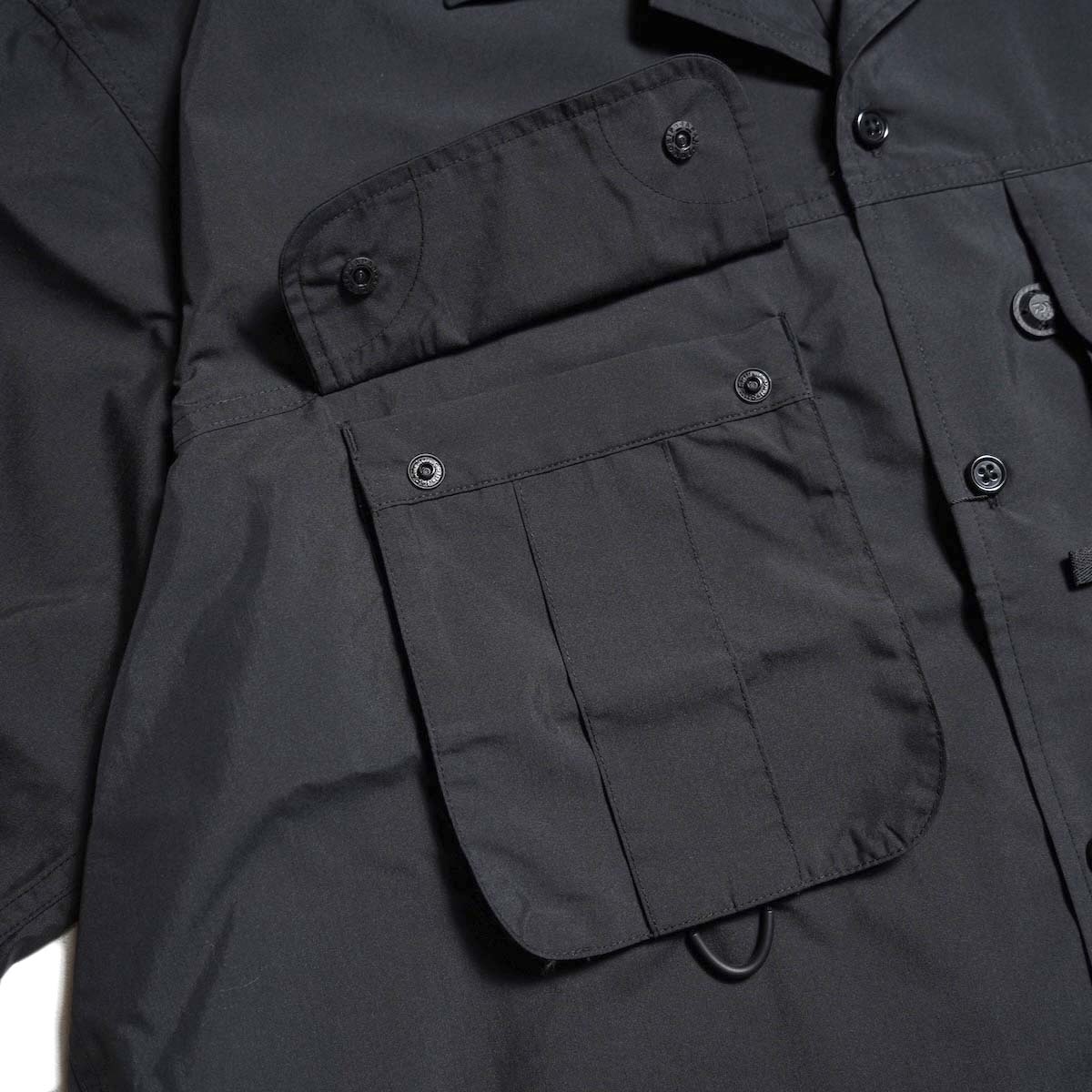 DAIWA PIER39 / TECH MULTI TOOL POCKET SHIRT S/S SOLID (Black)