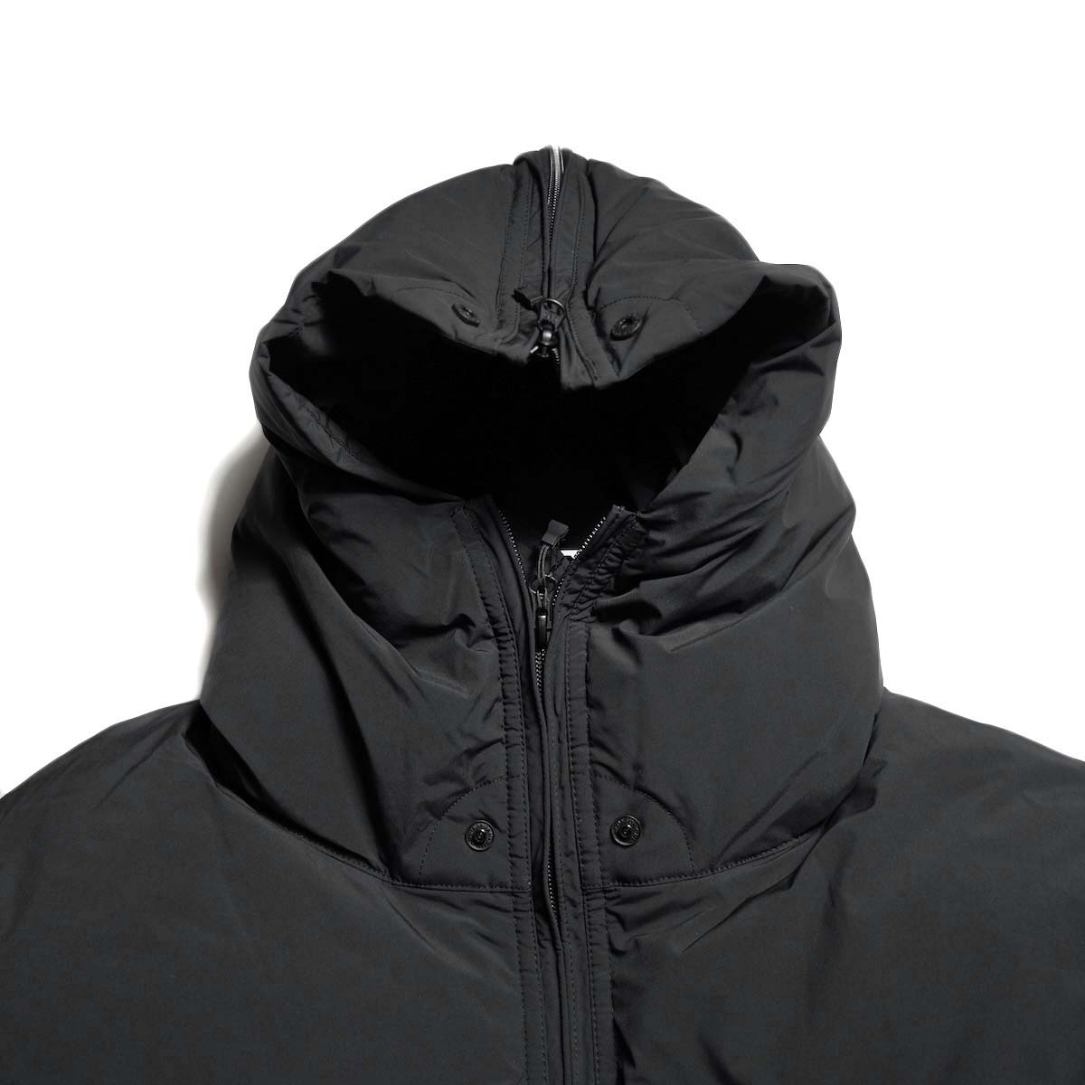 DAIWA PIER39 / W"s TECH 2WAY CADET DOWN PARKA (Black) フード