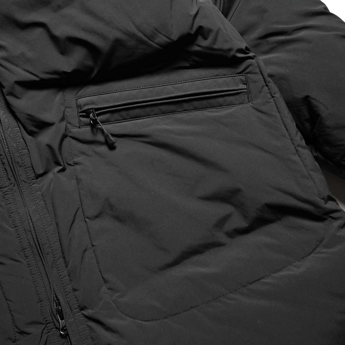 DAIWA PIER39 / W"s TECH 2WAY CADET DOWN PARKA (Black) フロントポケット