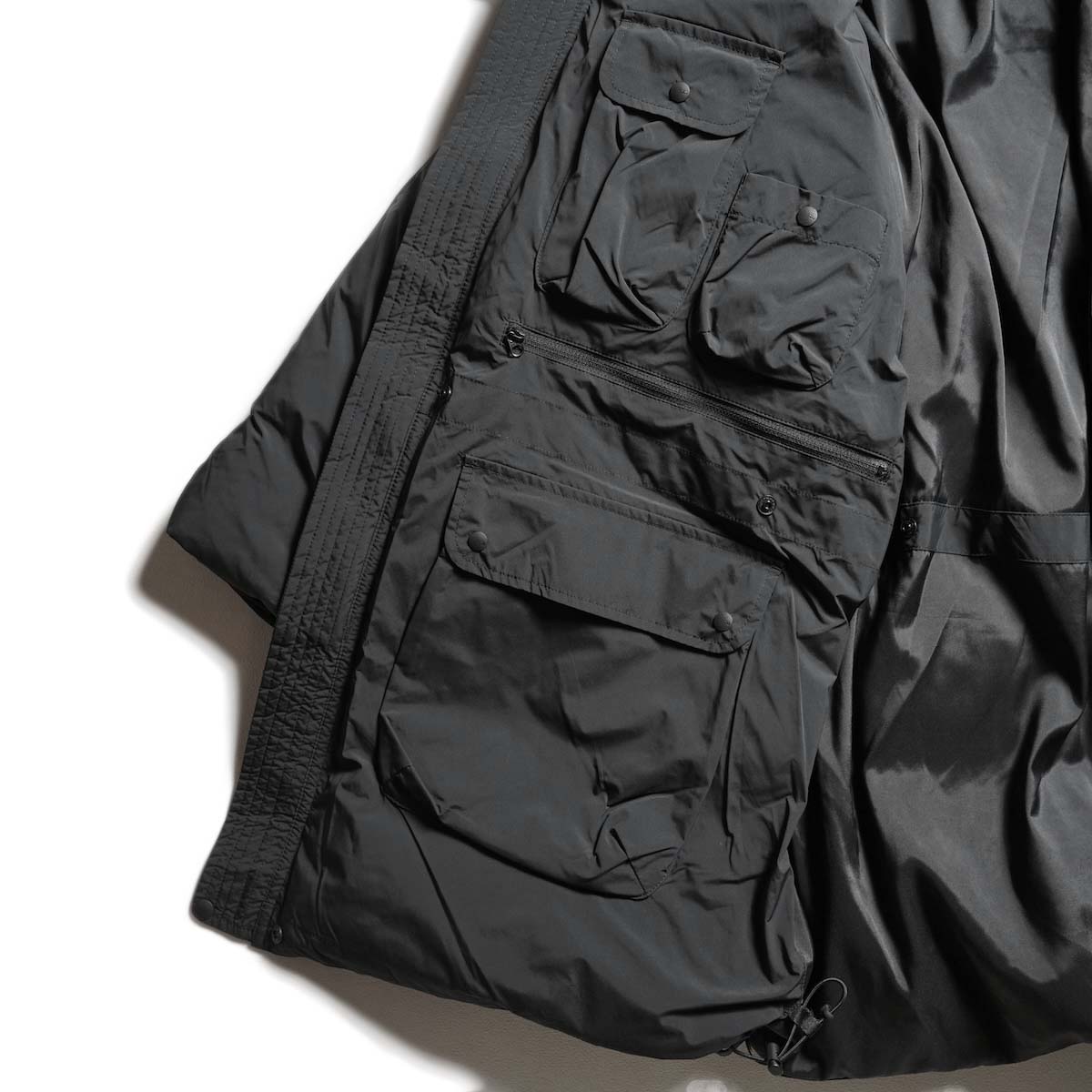 DAIWA PIER39 / W"s TECH 2WAY CADET DOWN PARKA (Black) 内ポケット②