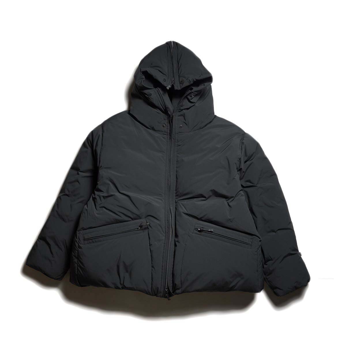 DAIWA PIER39 / W"s TECH 2WAY CADET DOWN PARKA (Black) ショート丈 - 正面