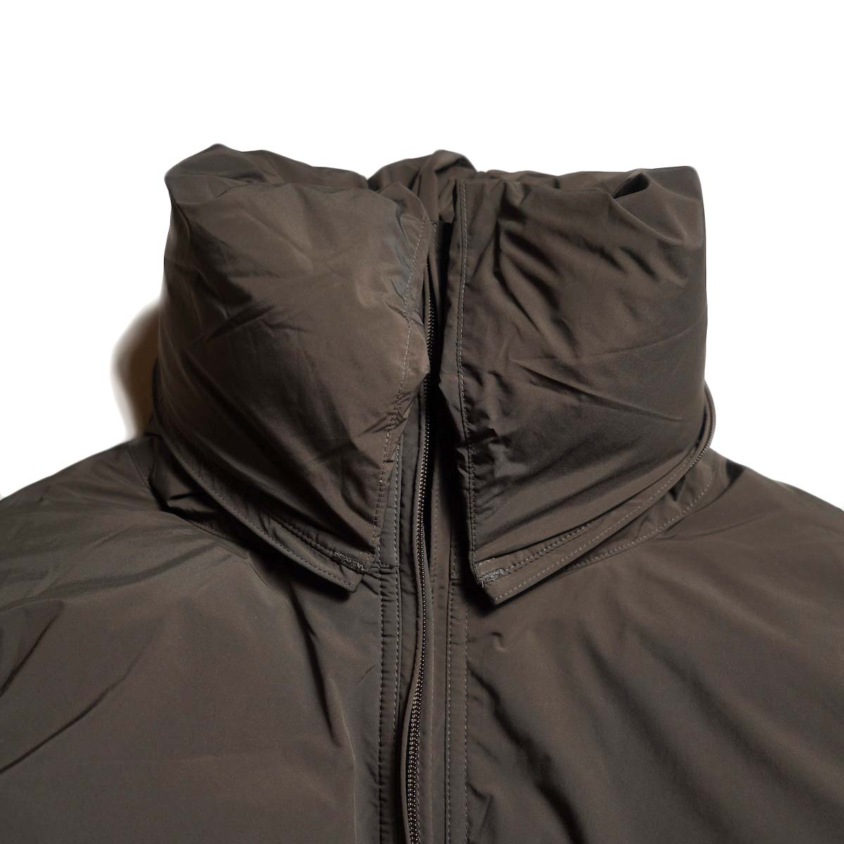 DAIWA PIER39 / W"s TECH 2WAY CADET DOWN PARKA (D.Brown) 襟