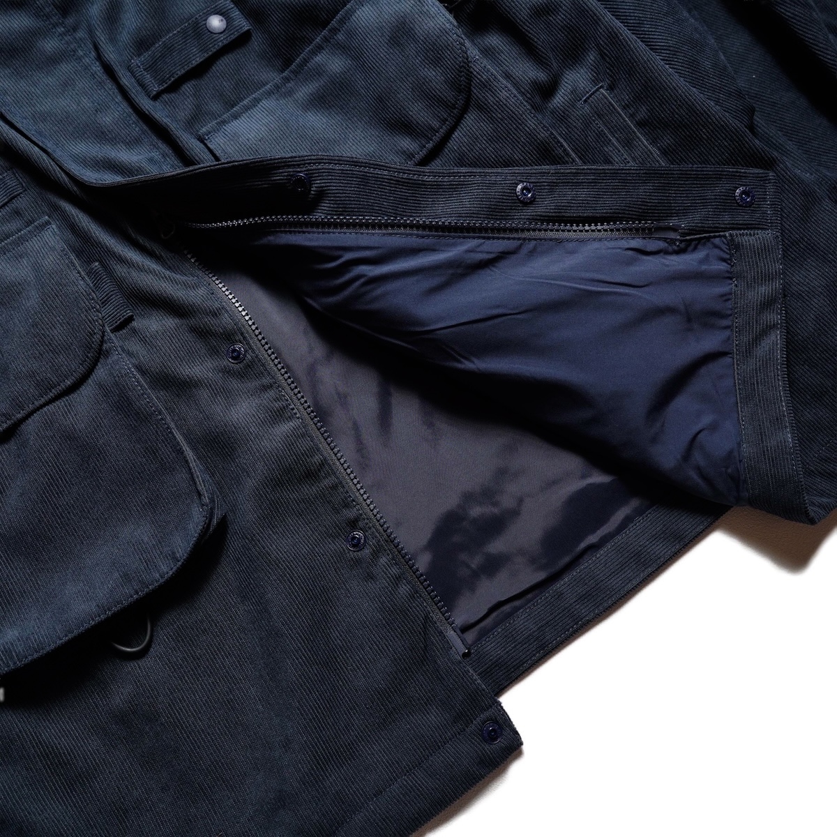 DAIWA PIER39 / TECH WADING JACKET CORDUROY (D.Navy) 裏地