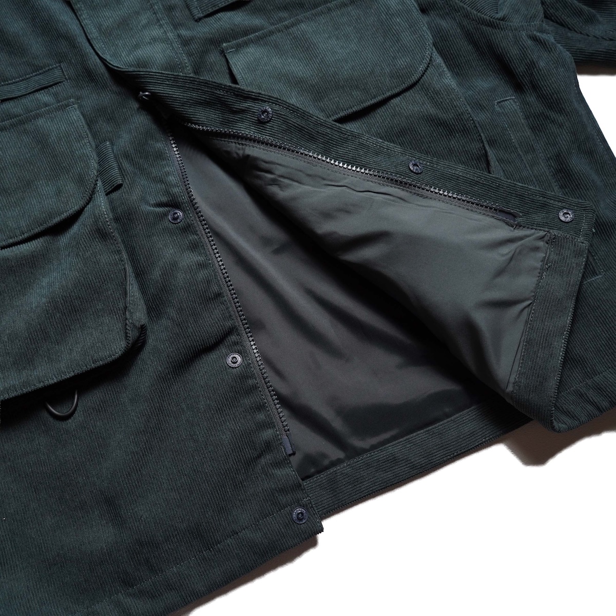 DAIWA PIER39 / W"s TECH WADING JACKET CORDUROY (B.Green) 裏地